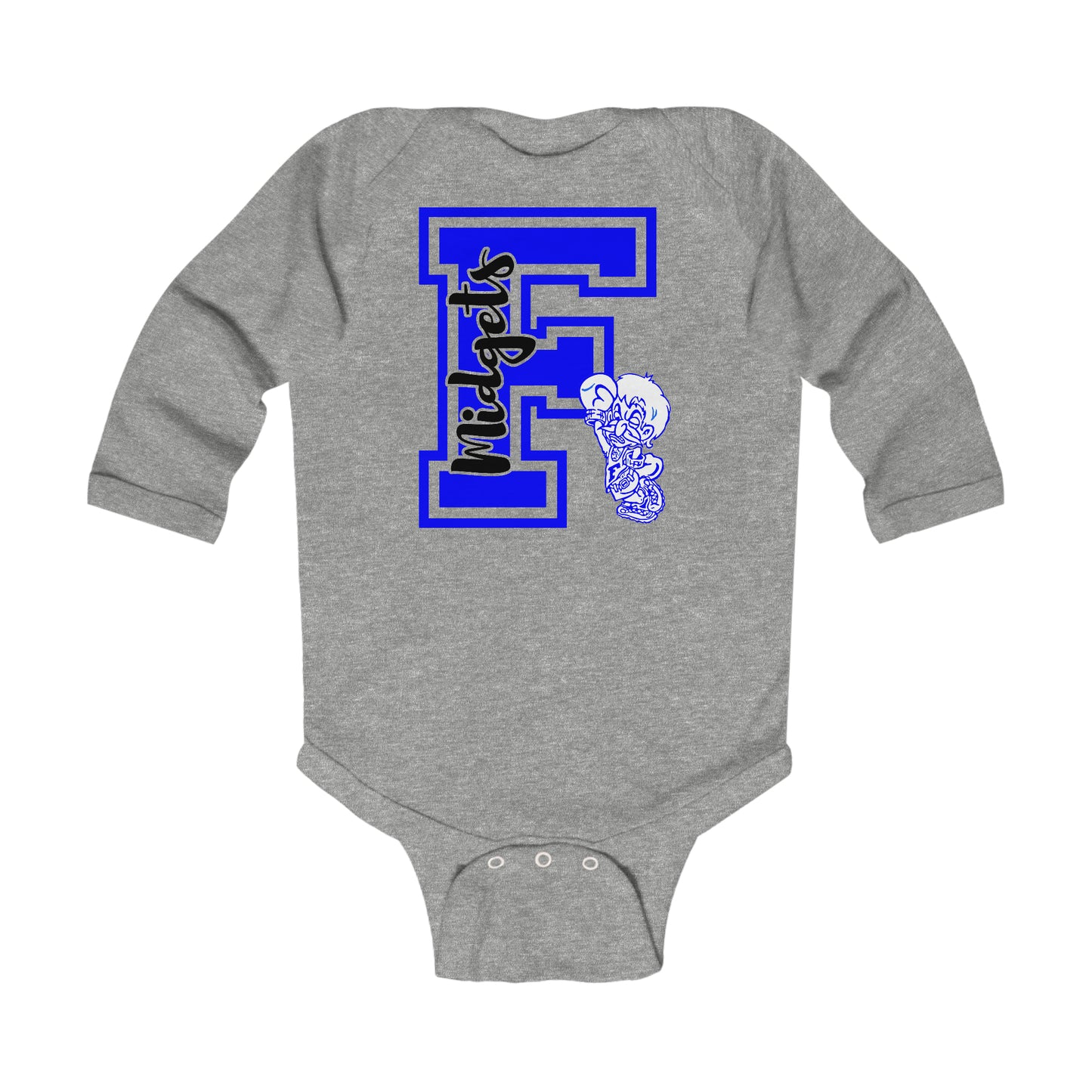 Give Me an F Freeburg Midget Logo Infant Long Sleeve Bodysuit