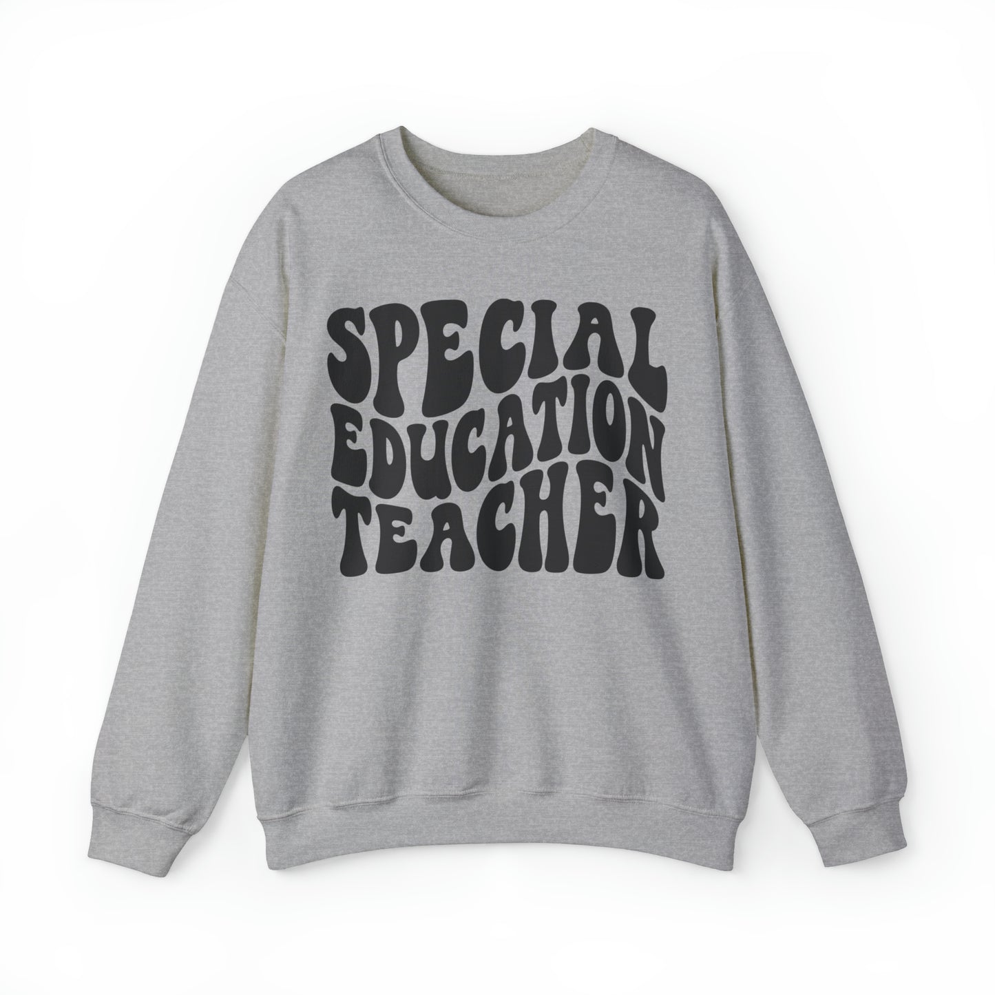 Special Education Teacher Black Logo Unisex Heavy Blend™ Crewneck Sweatshirt