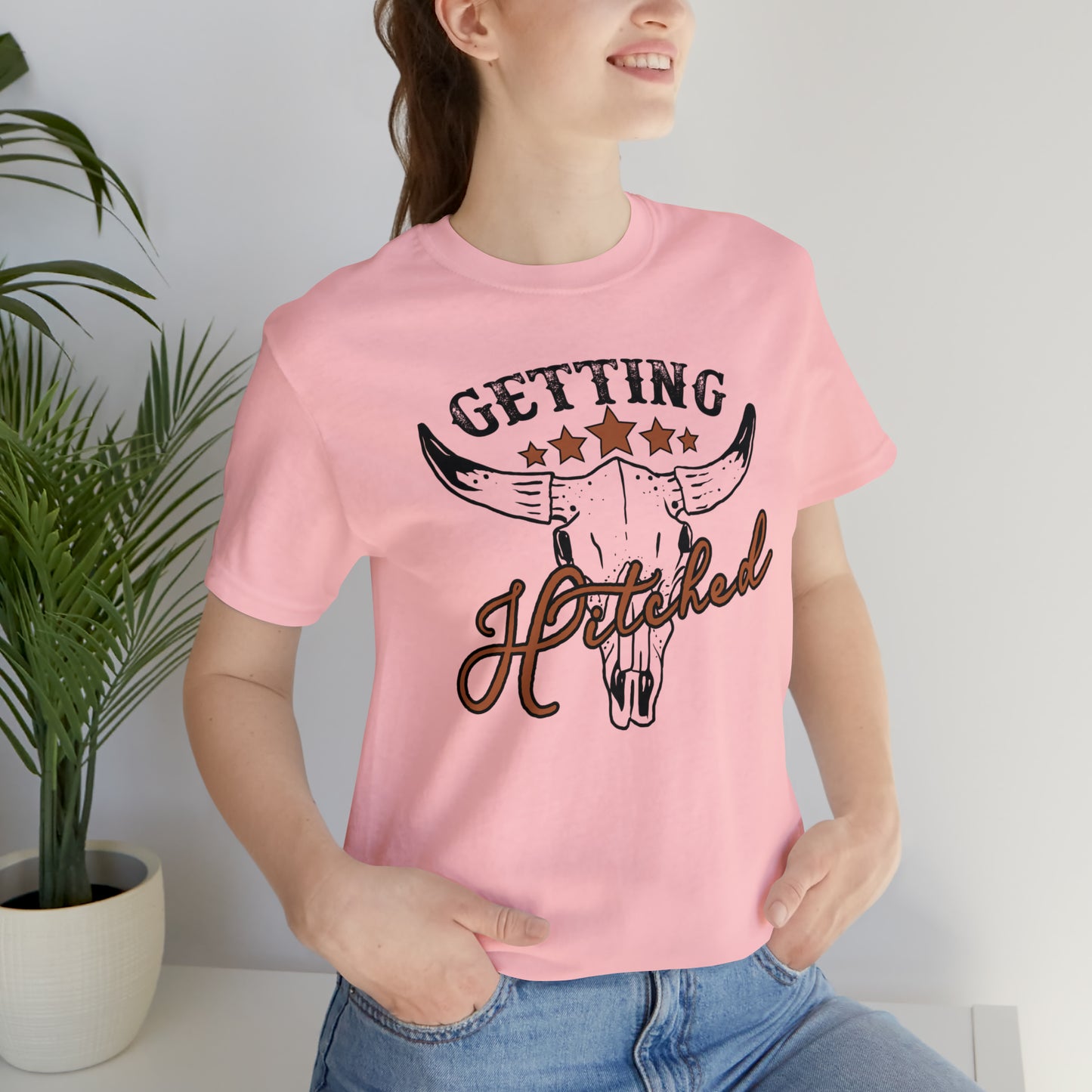 Vintage Getting Hitched Bride T-Shirt