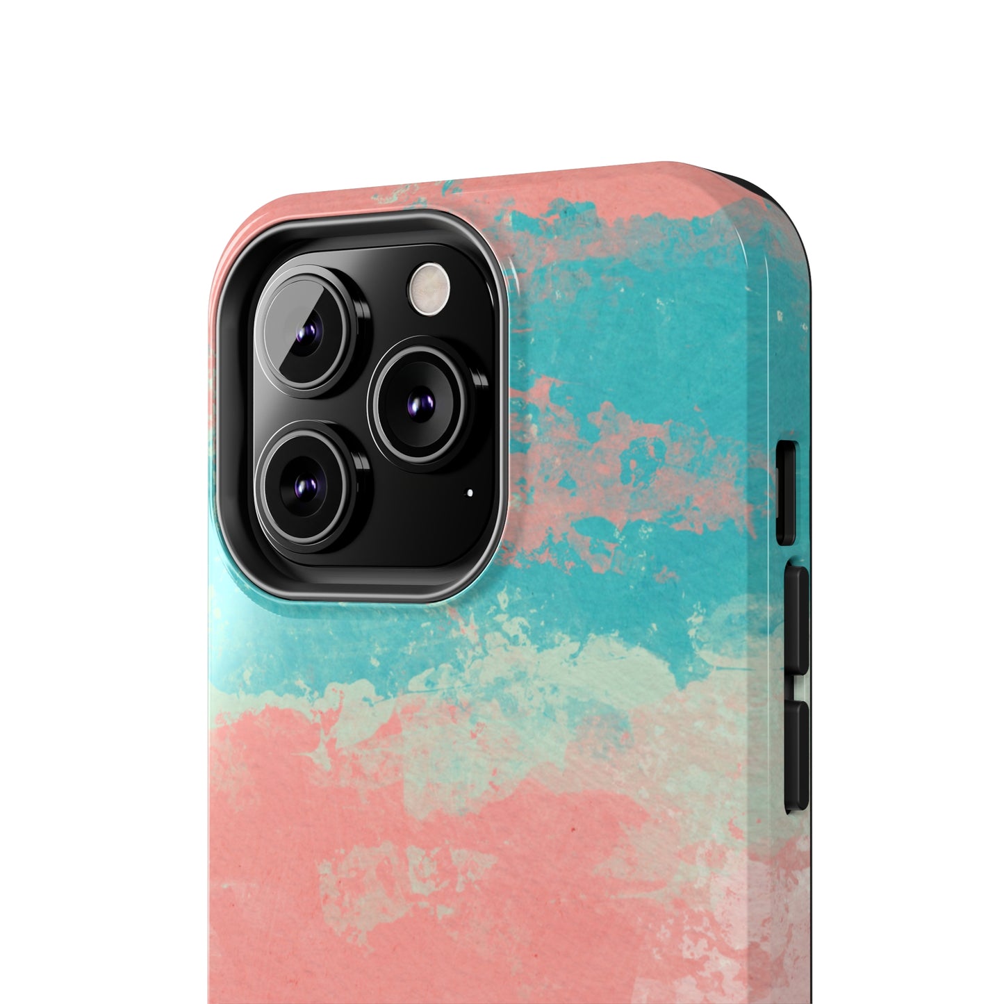 Pink and Turquoise Water Color Tough Phone Cases