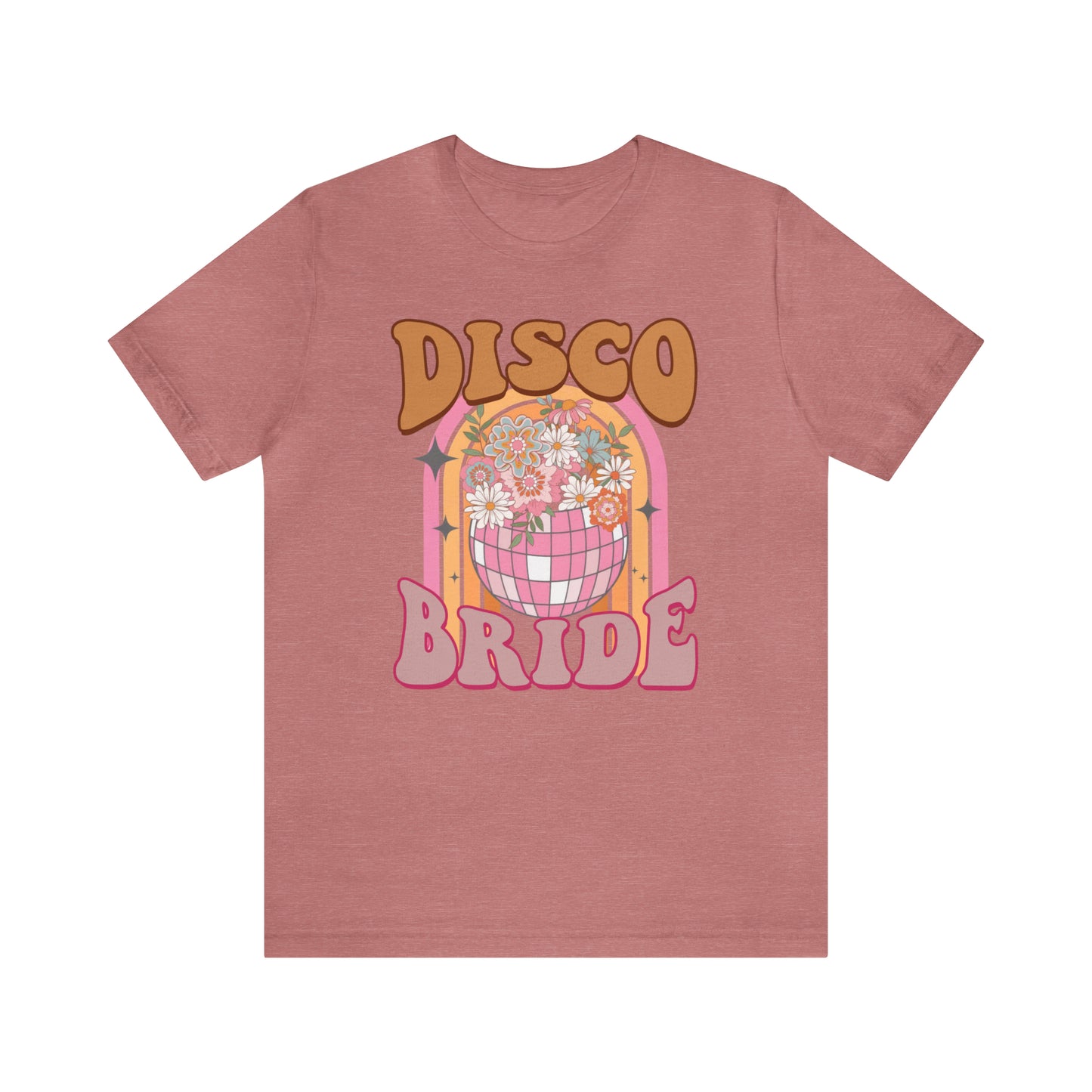 Retro Disco Bride Mirror Ball T-Shirt