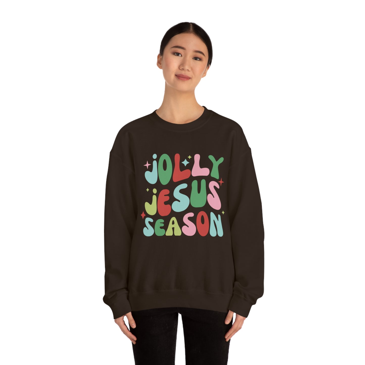 Jolly Jesus Season Heavyweight Crewneck Sweatshirt