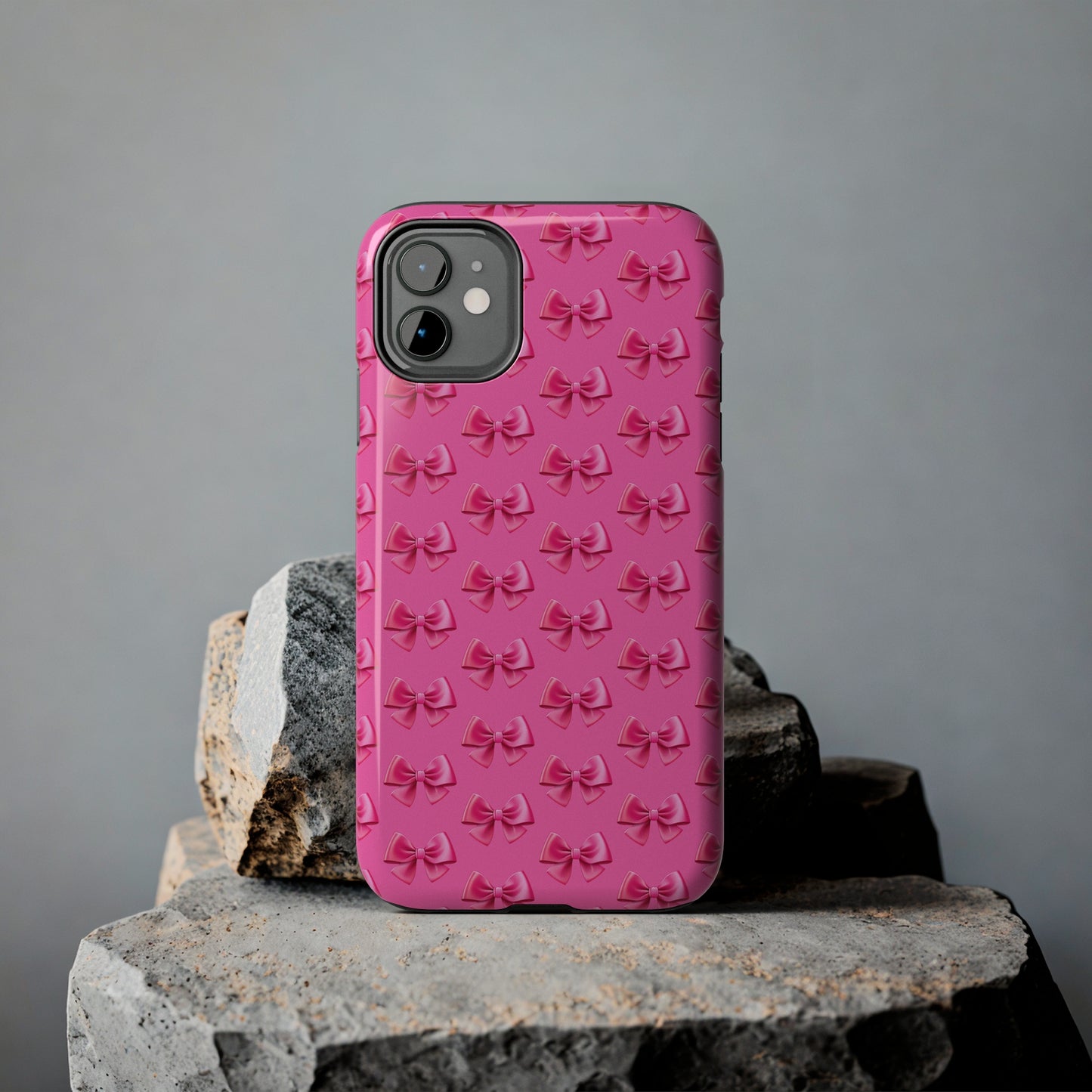 Barbie Pink Bows Themed Tough Phone Cases