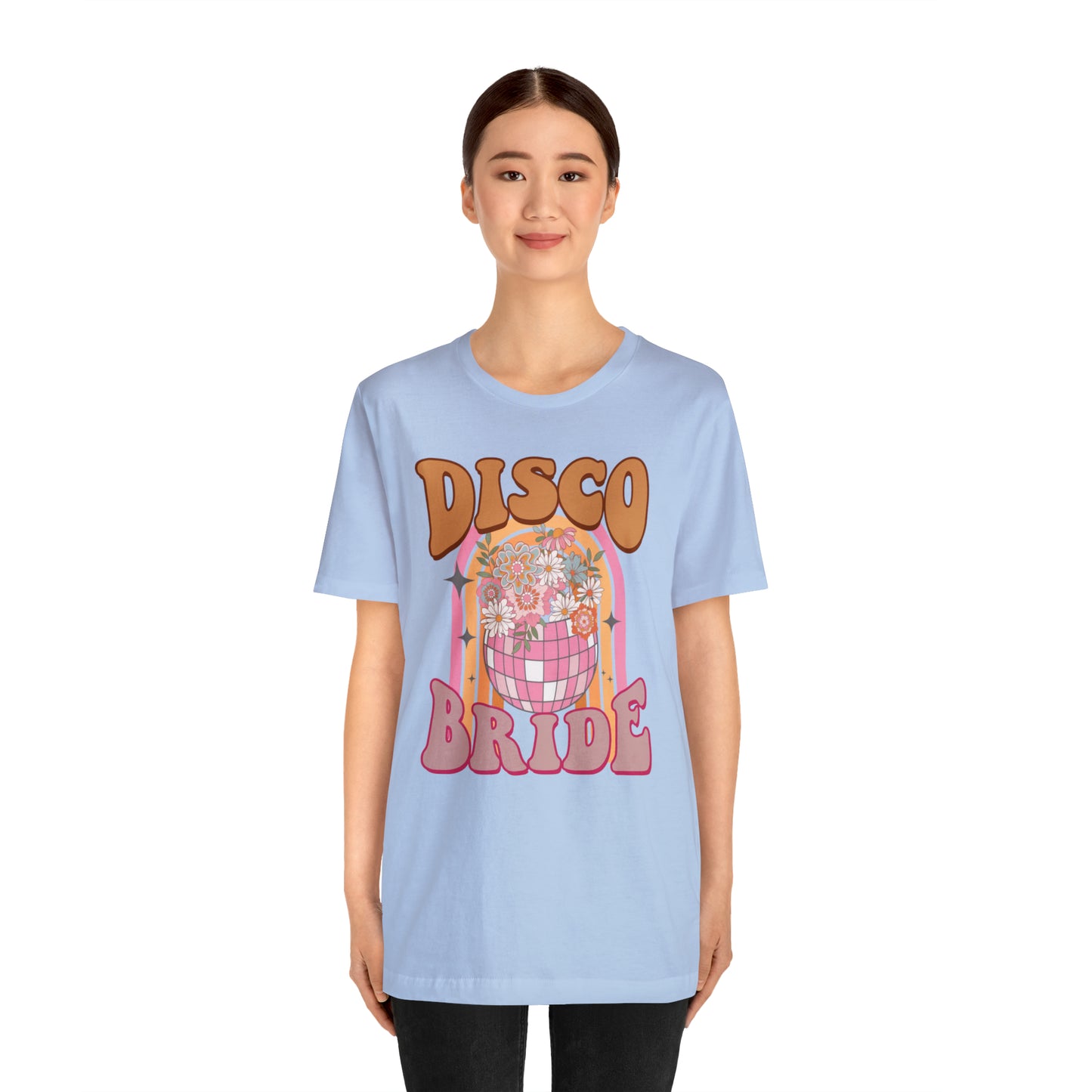 Retro Disco Bride Mirror Ball T-Shirt