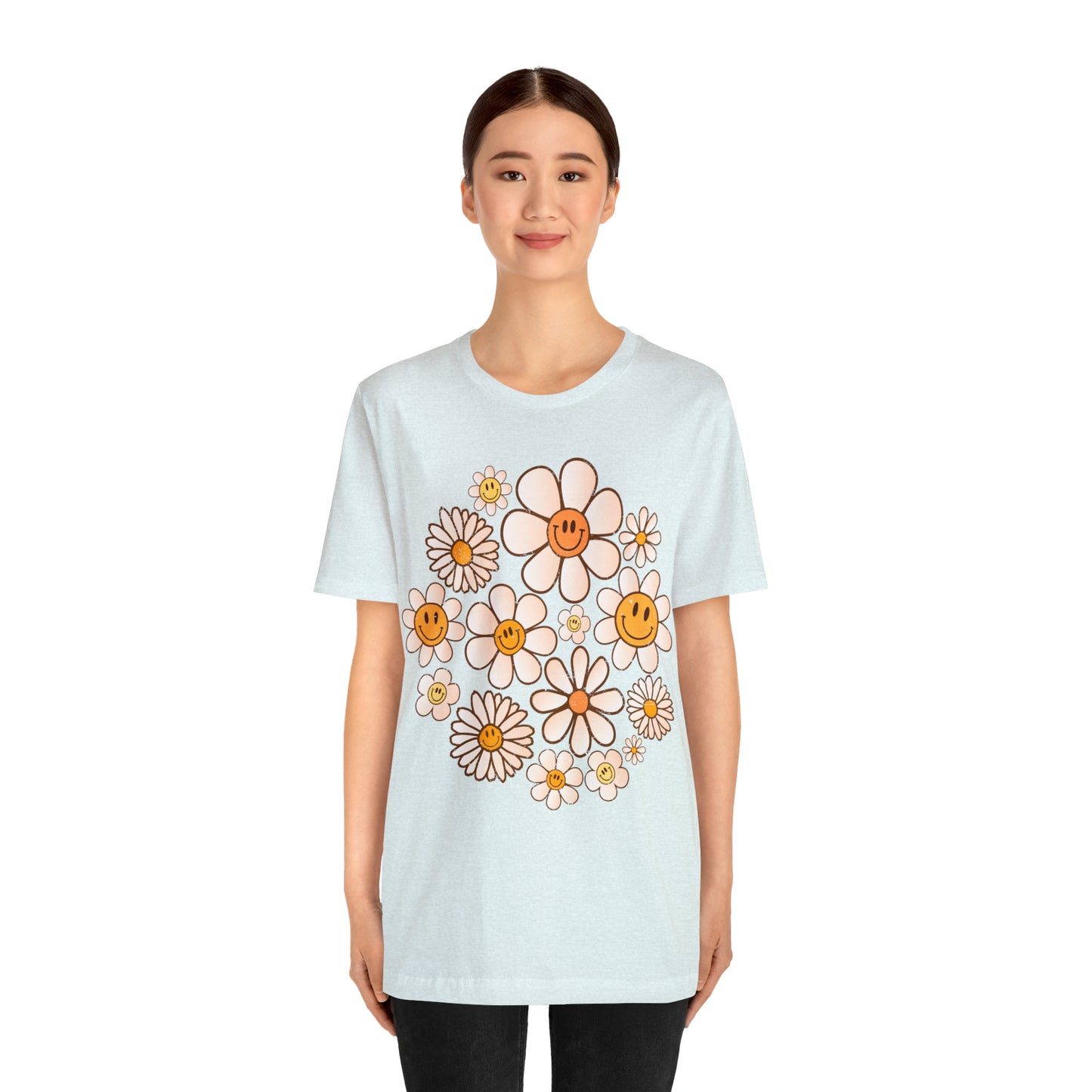 Distressed Smiling Daisies T-Shirt