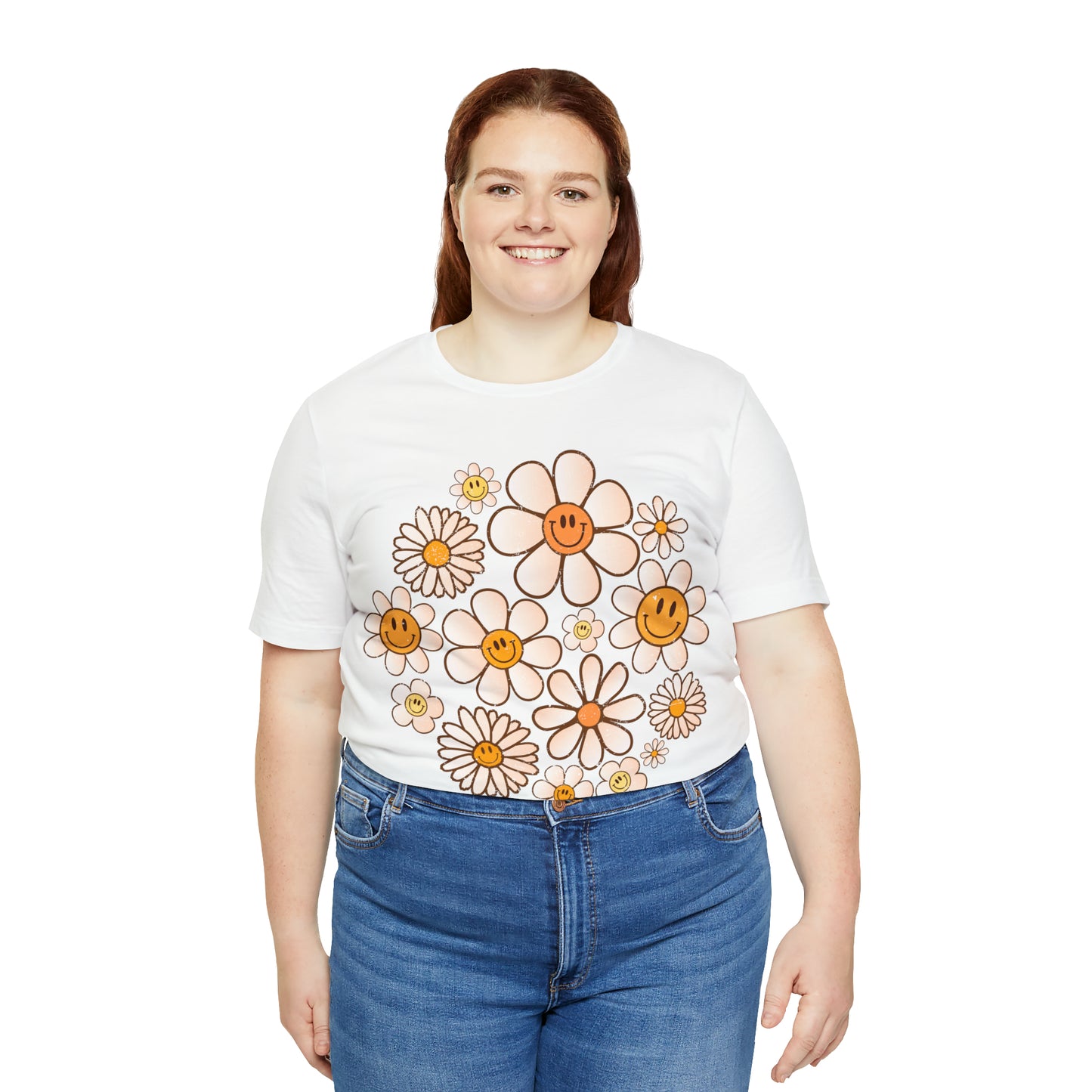 Distressed Smiling Daisies T-Shirt