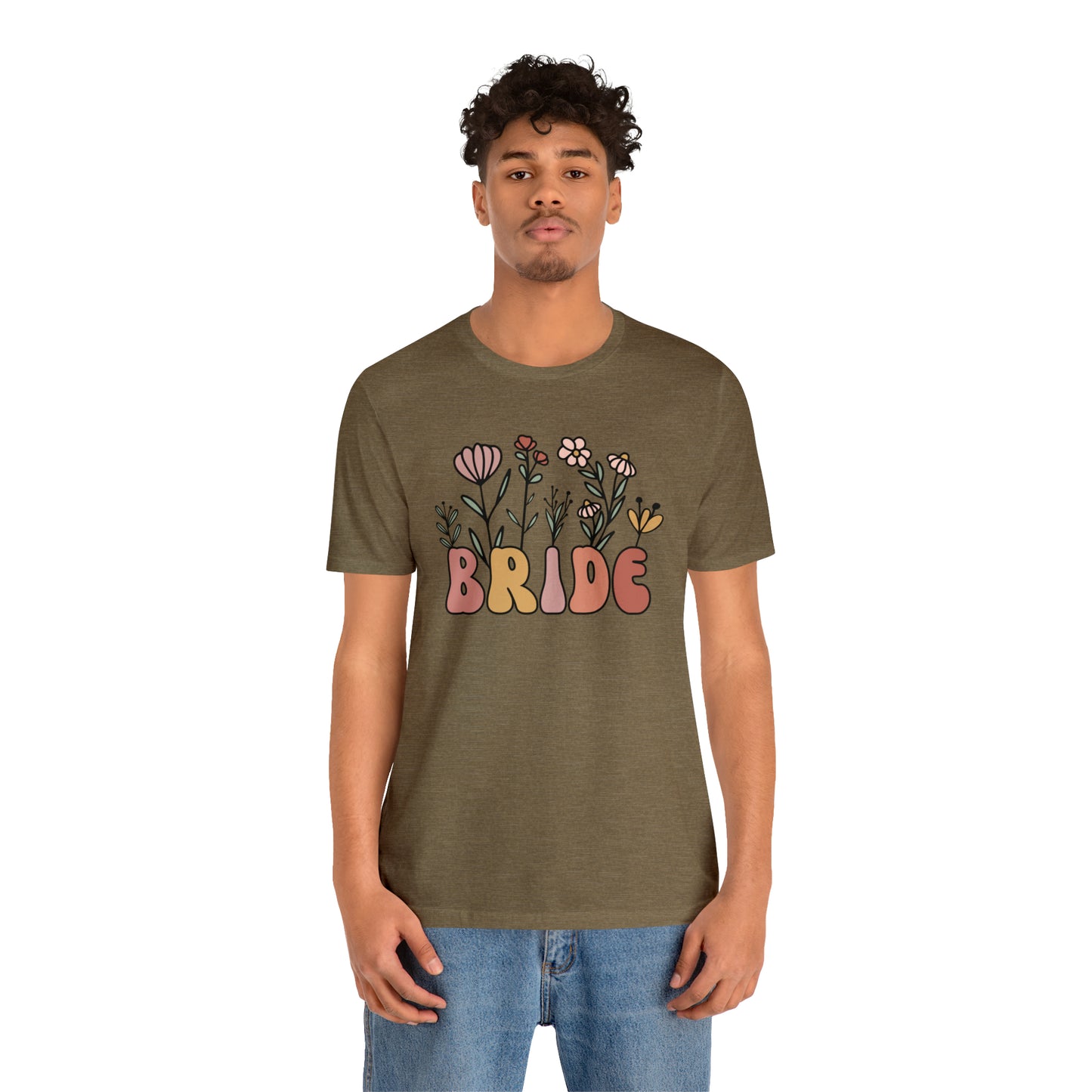 Boho Floral Bride T-Shirt