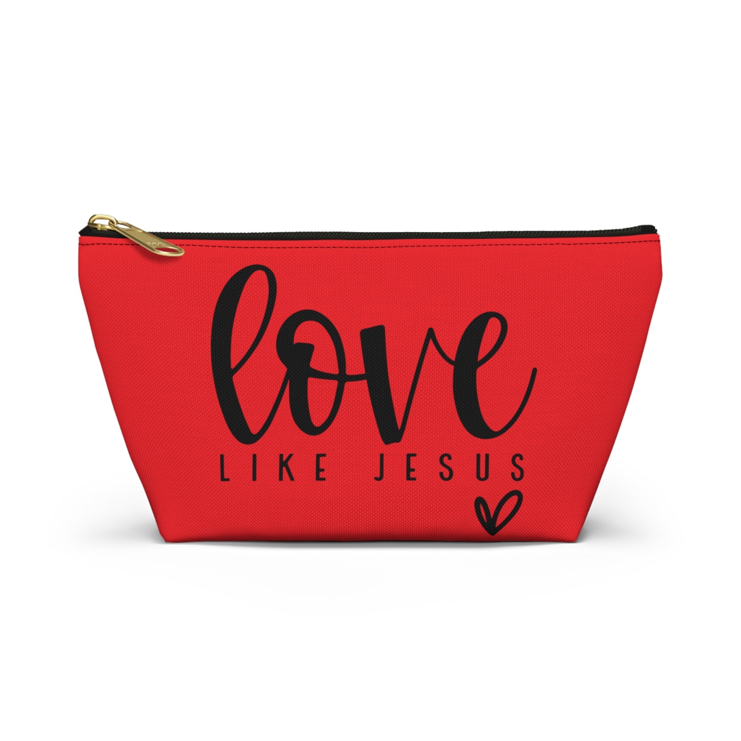 Love Like Jesus Accessory Pouch w T-bottom