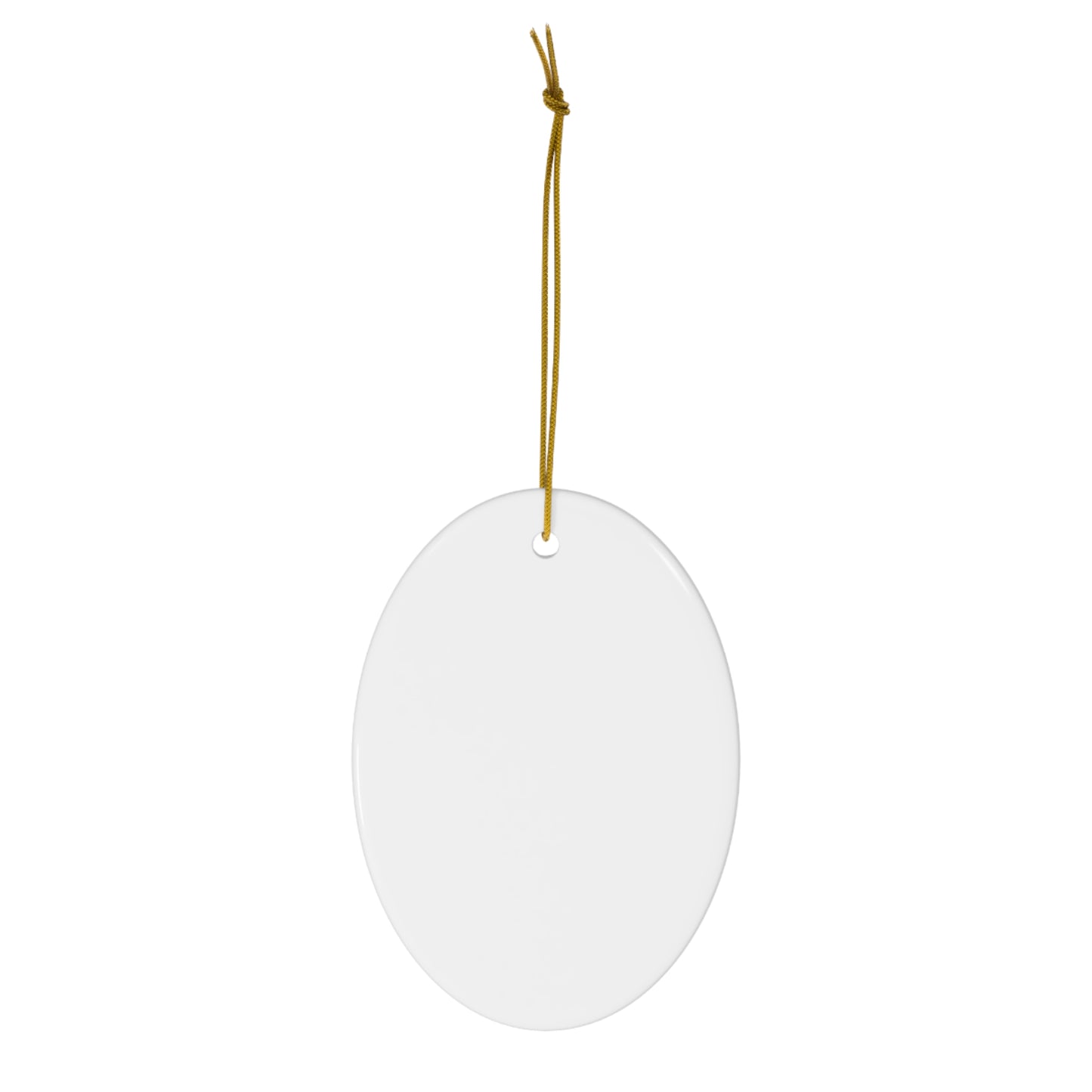 Gold Flake Midget Ceramic Ornament, 1-Pack