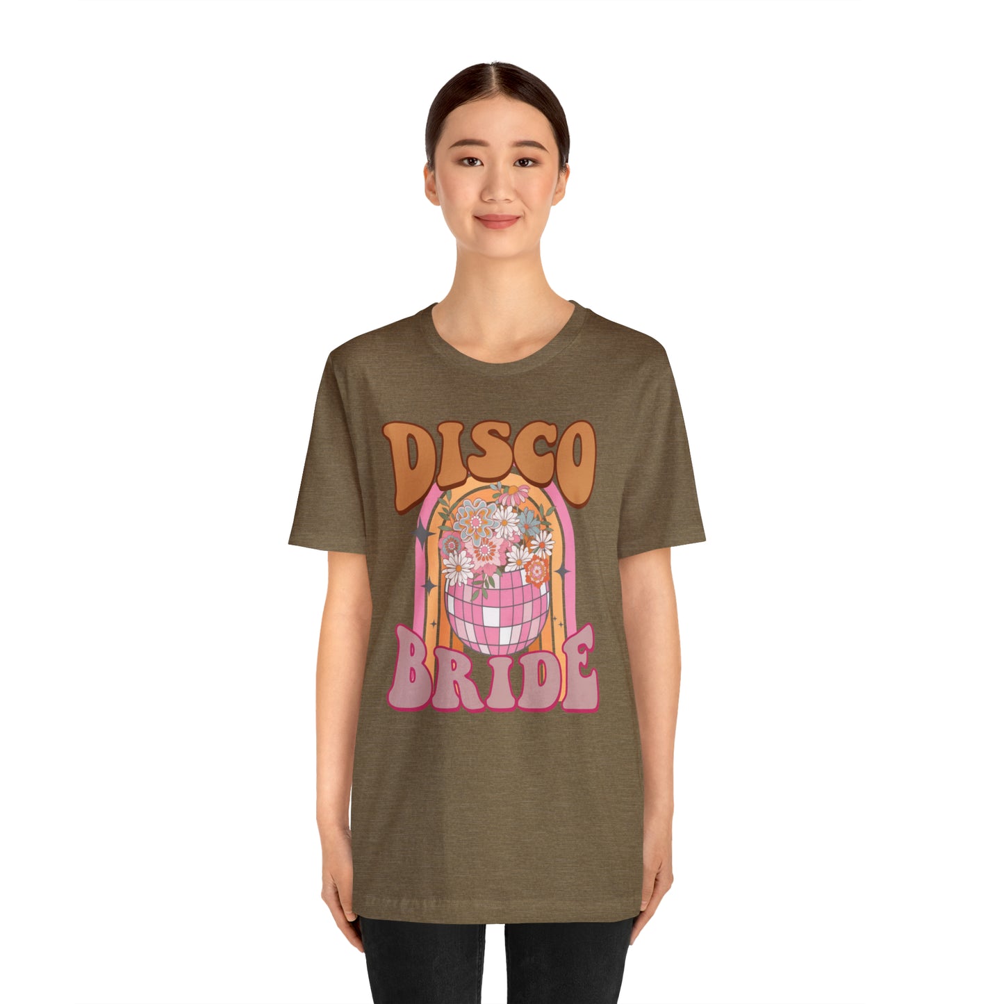 Retro Disco Bride Mirror Ball T-Shirt