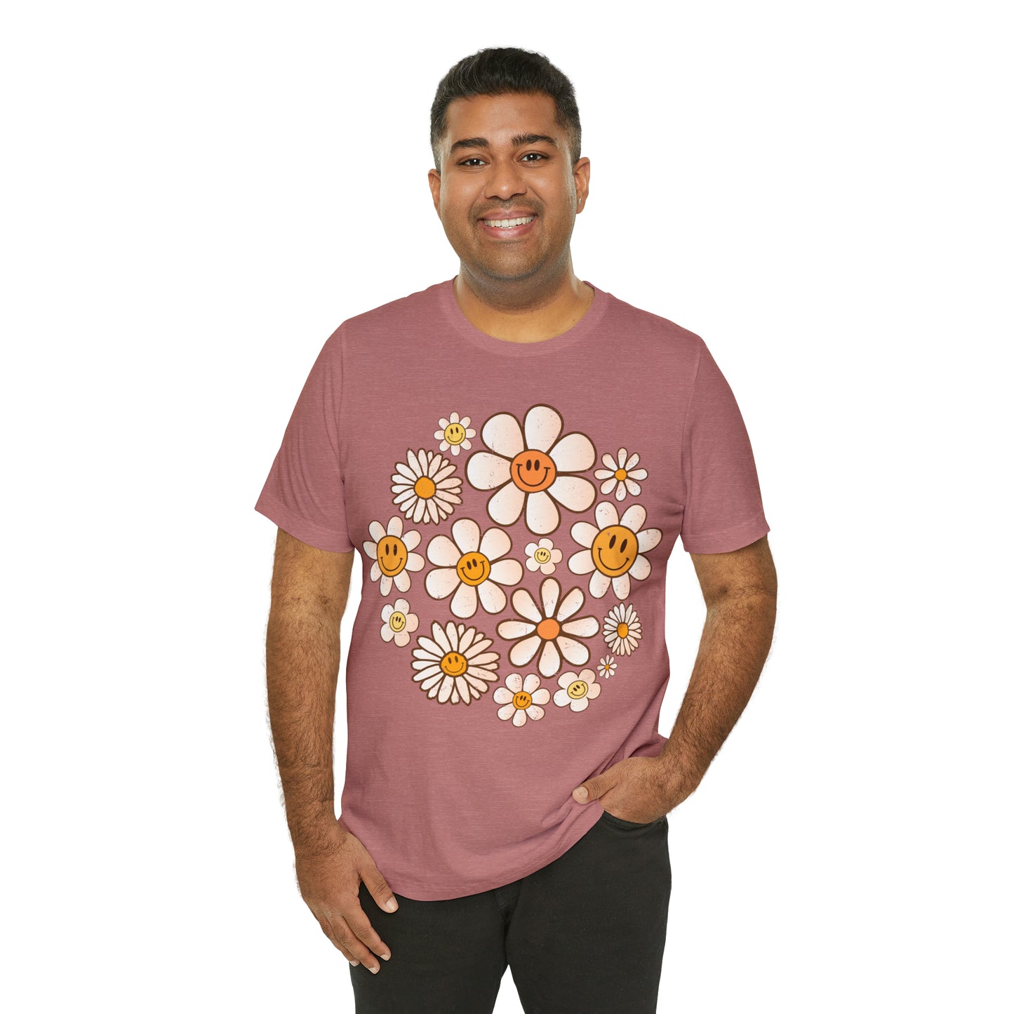 Distressed Smiling Daisies T-Shirt