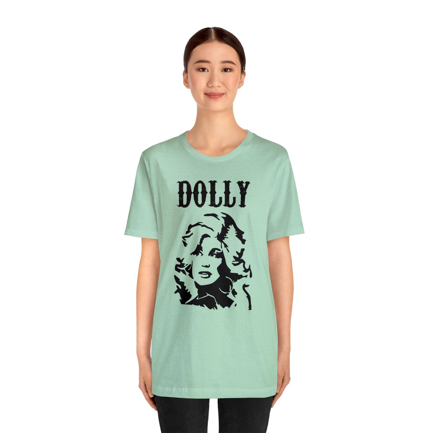 Dolly Portrait Bella Jersey Short Sleeve Tee (Unisex)