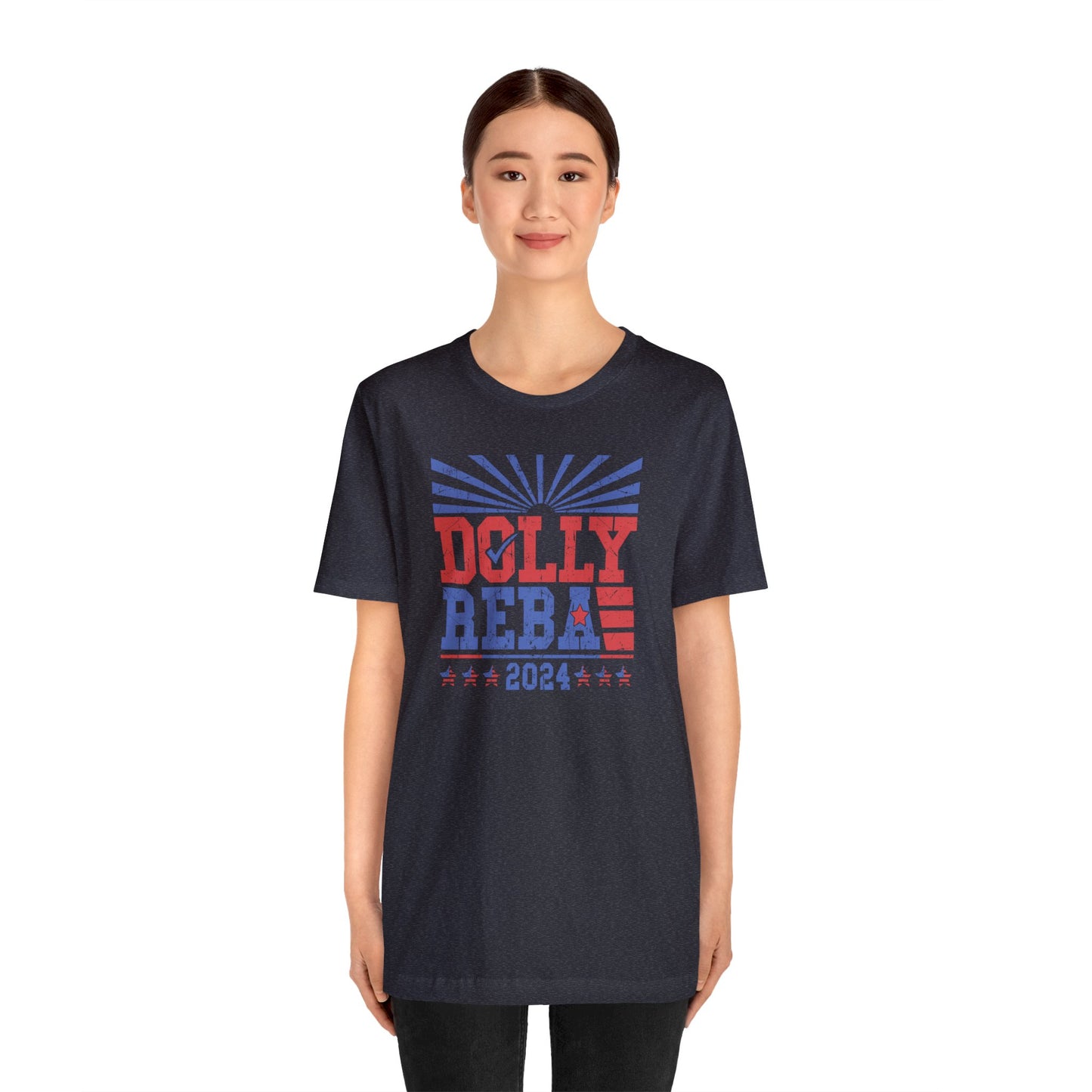 Dolly Reba for President 2024 Bella Jersey Short Sleeve Tee (Unisex)