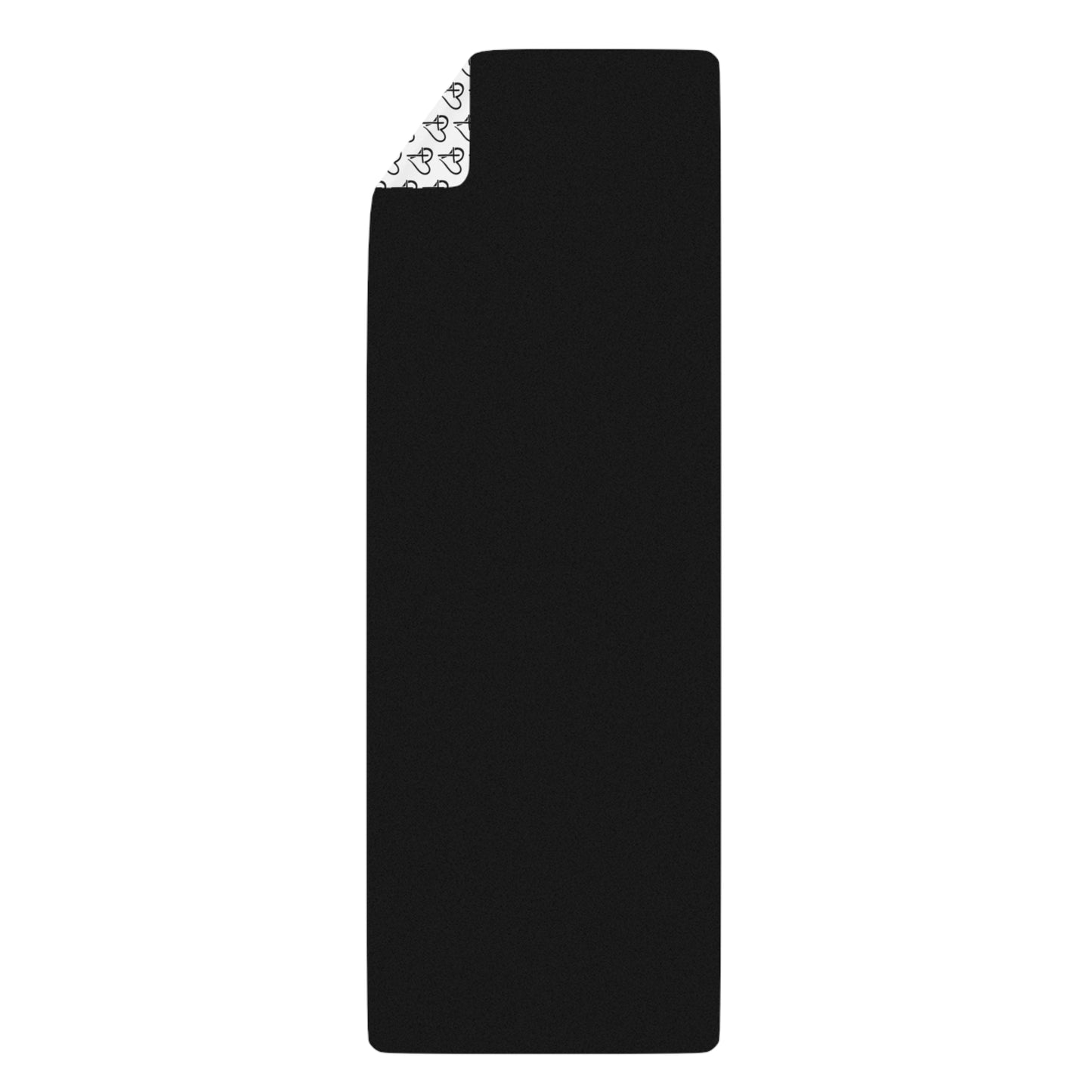 I'm Just Out Here Trusting God Cross and Heart Pattern Rubber Yoga Mat