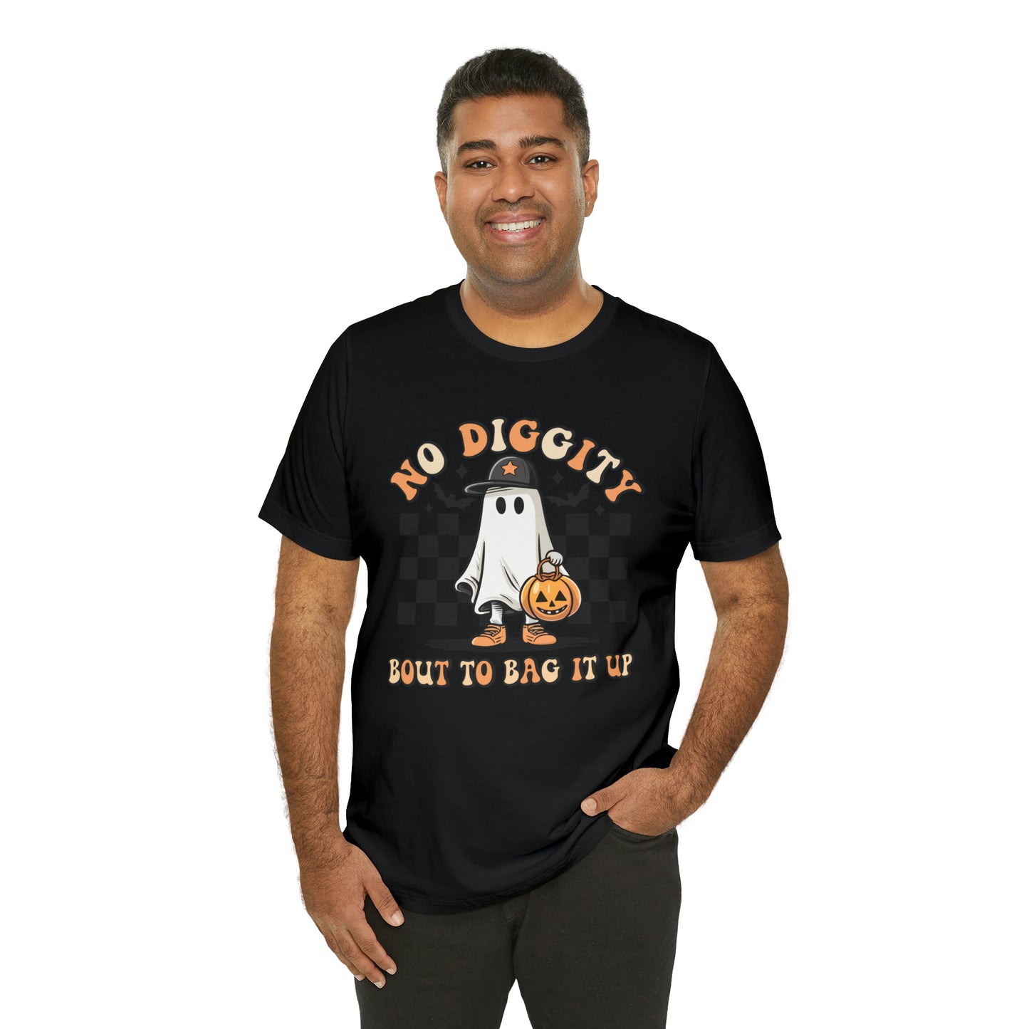 Halloween No Diggity Bout to Bag it Up T-Shirt