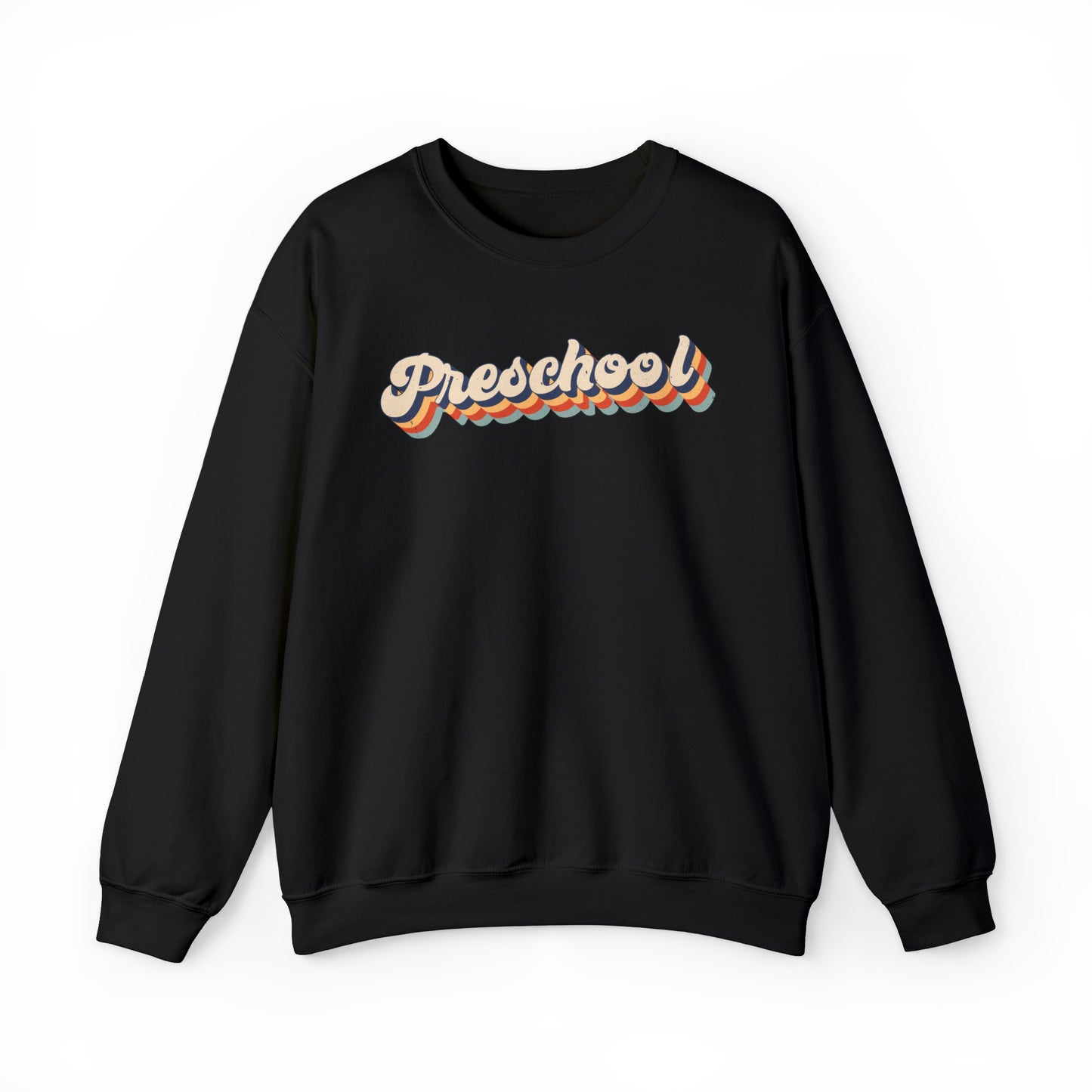 Retro Preschool Unisex Heavy Blend™ Crewneck Sweatshirt