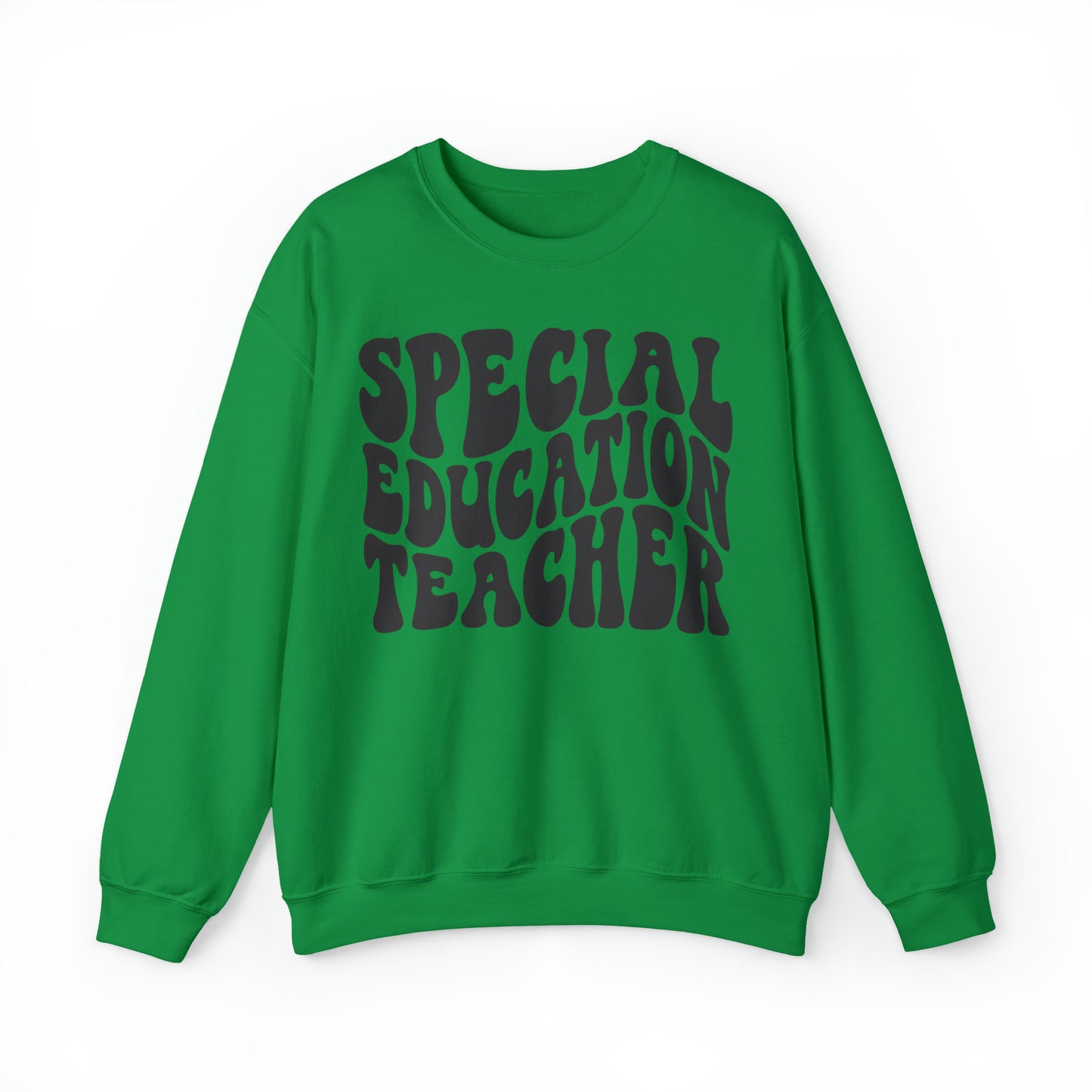 Special Education Teacher Black Logo Unisex Heavy Blend™ Crewneck Sweatshirt