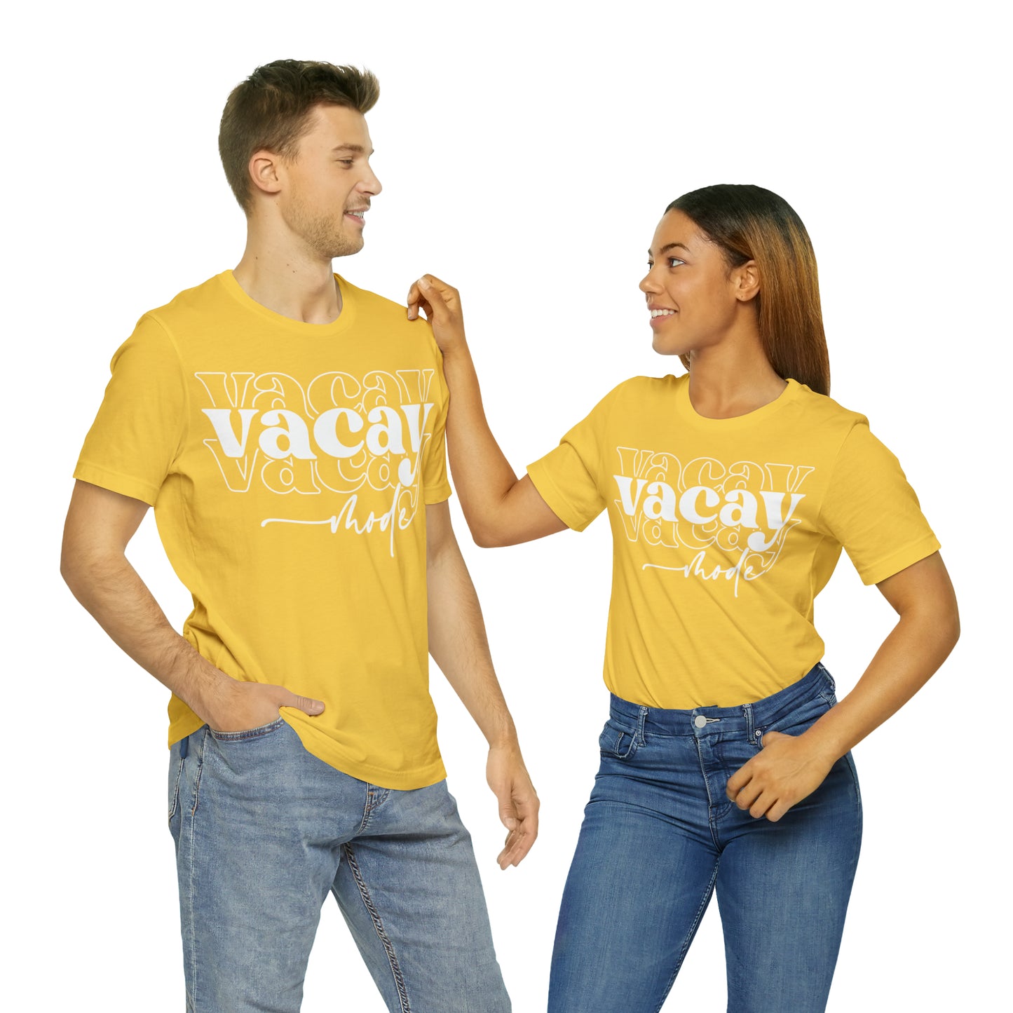 "Vacay Mode" Unisex Jersey Short Sleeve Tee