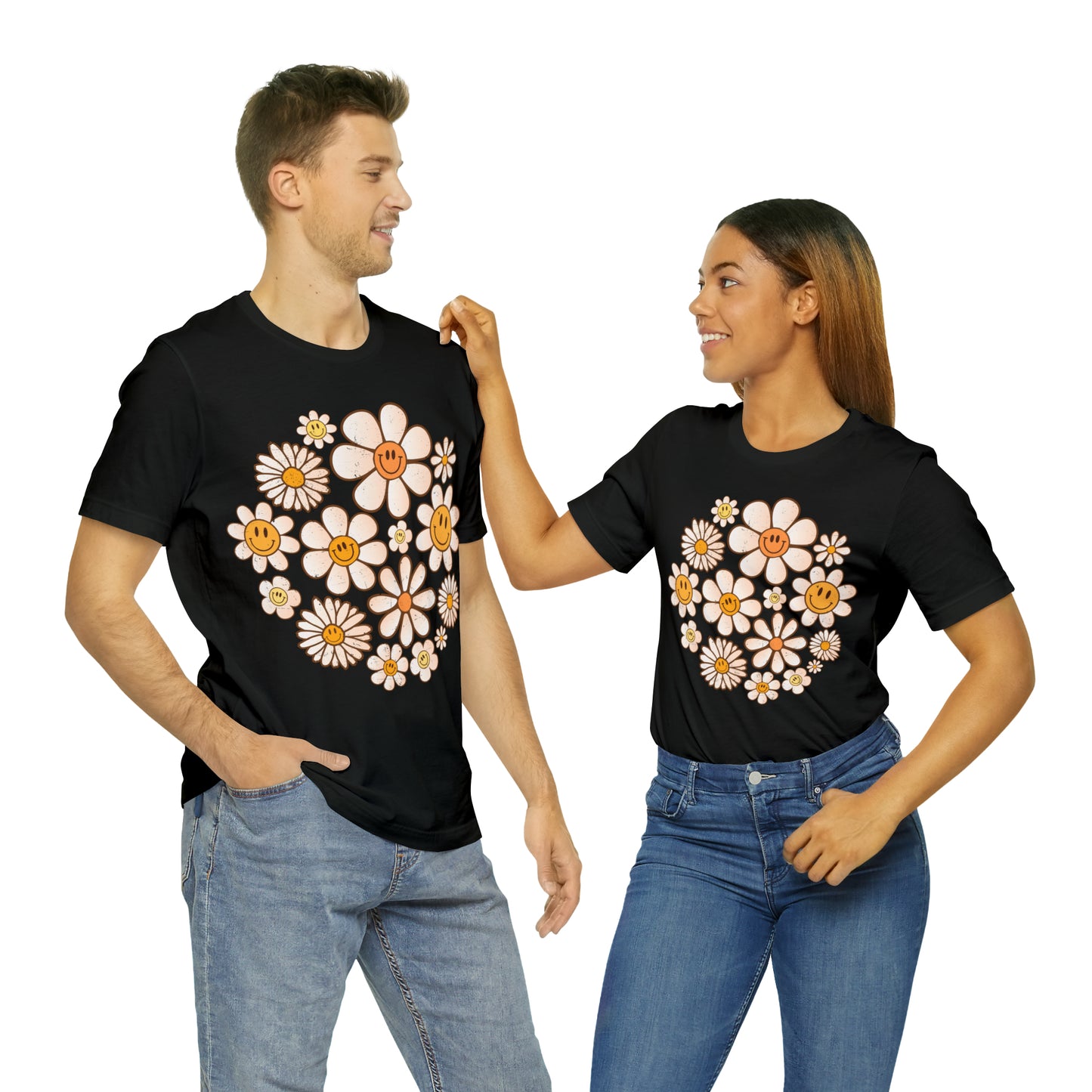 Distressed Smiling Daisies T-Shirt