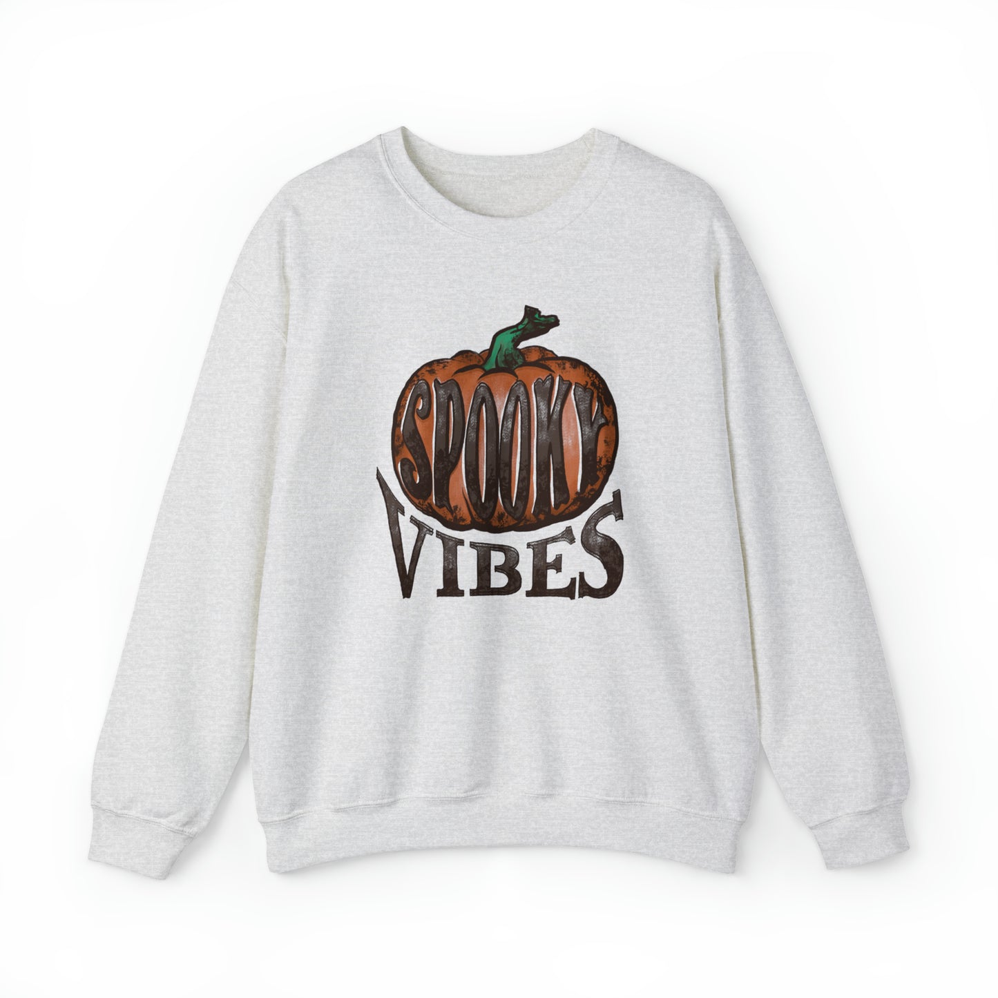 Spooky Vibes Fall Halloween Unisex Heavy Blend™ Crewneck Sweatshirt