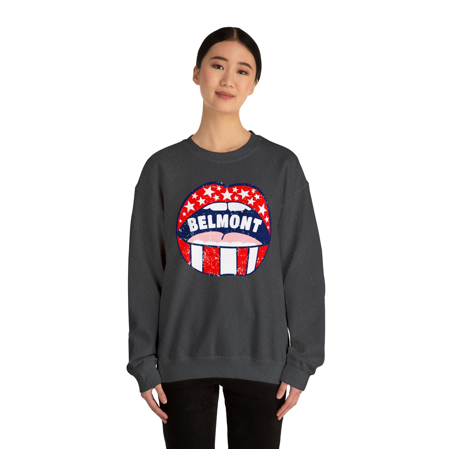 Belmont University Lips Crewneck Sweatshirt