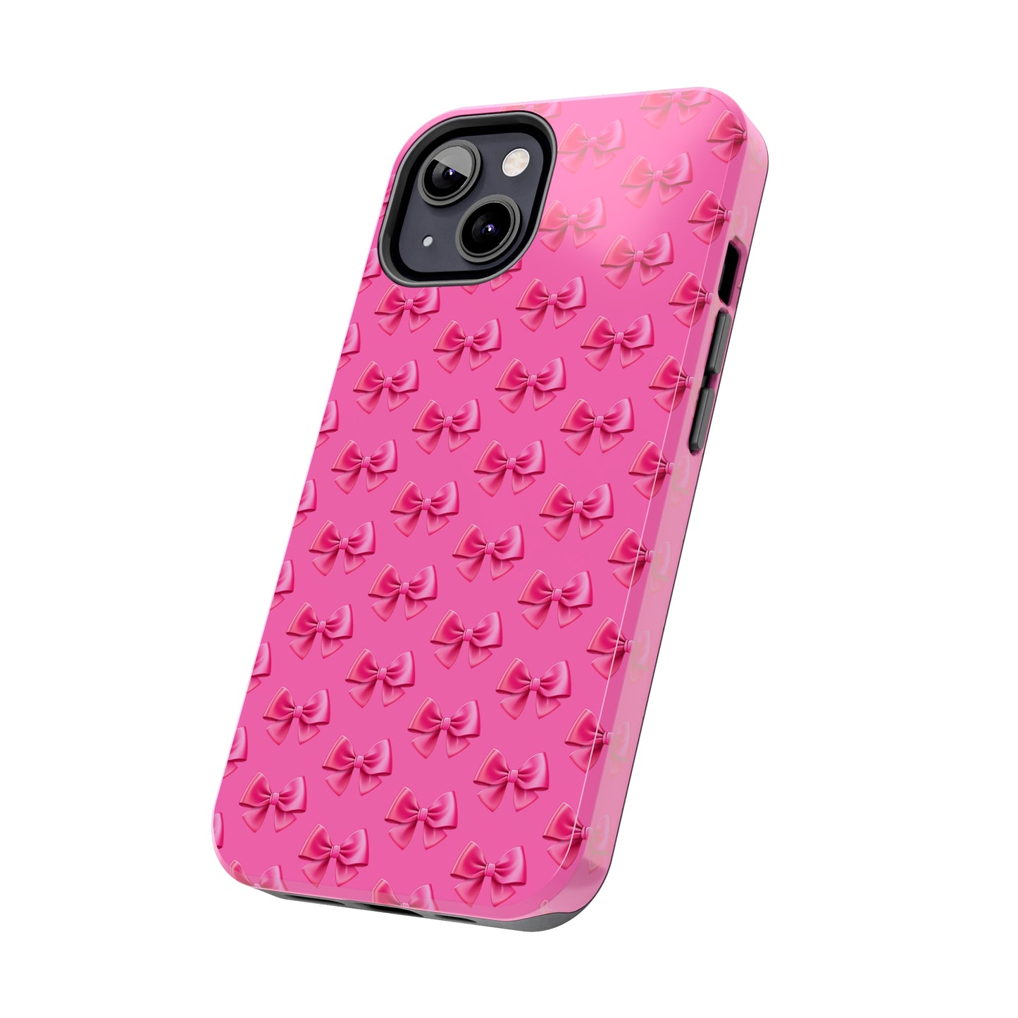 Barbie Pink Bows Themed Tough Phone Cases