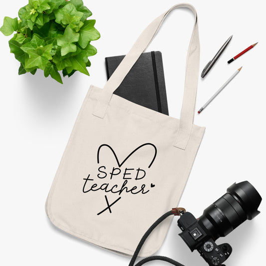 SPED Teacher Canvas Tote Bags