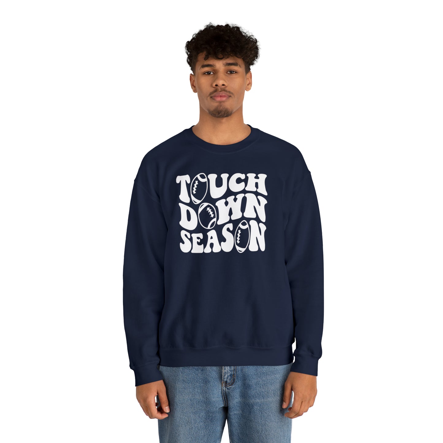 Touch Down Season Heavy Blend™ Crewneck Sweatshirt