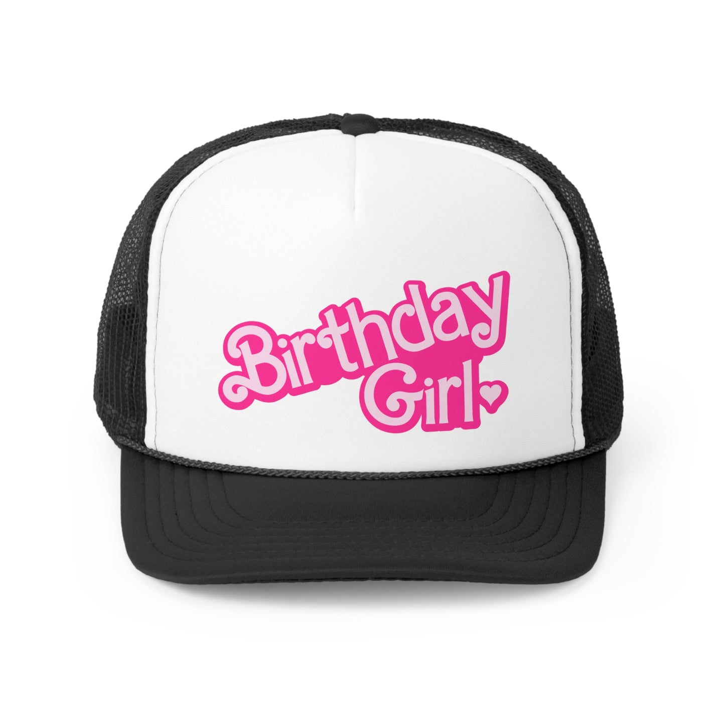 Barbie Birthday Girl Tall Trucker Caps