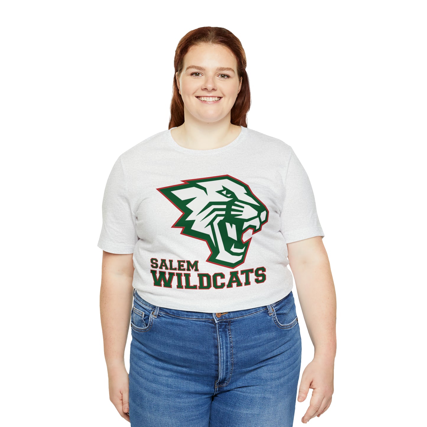 Salem Wildcats Jersey Short Sleeve Tee - Green Print