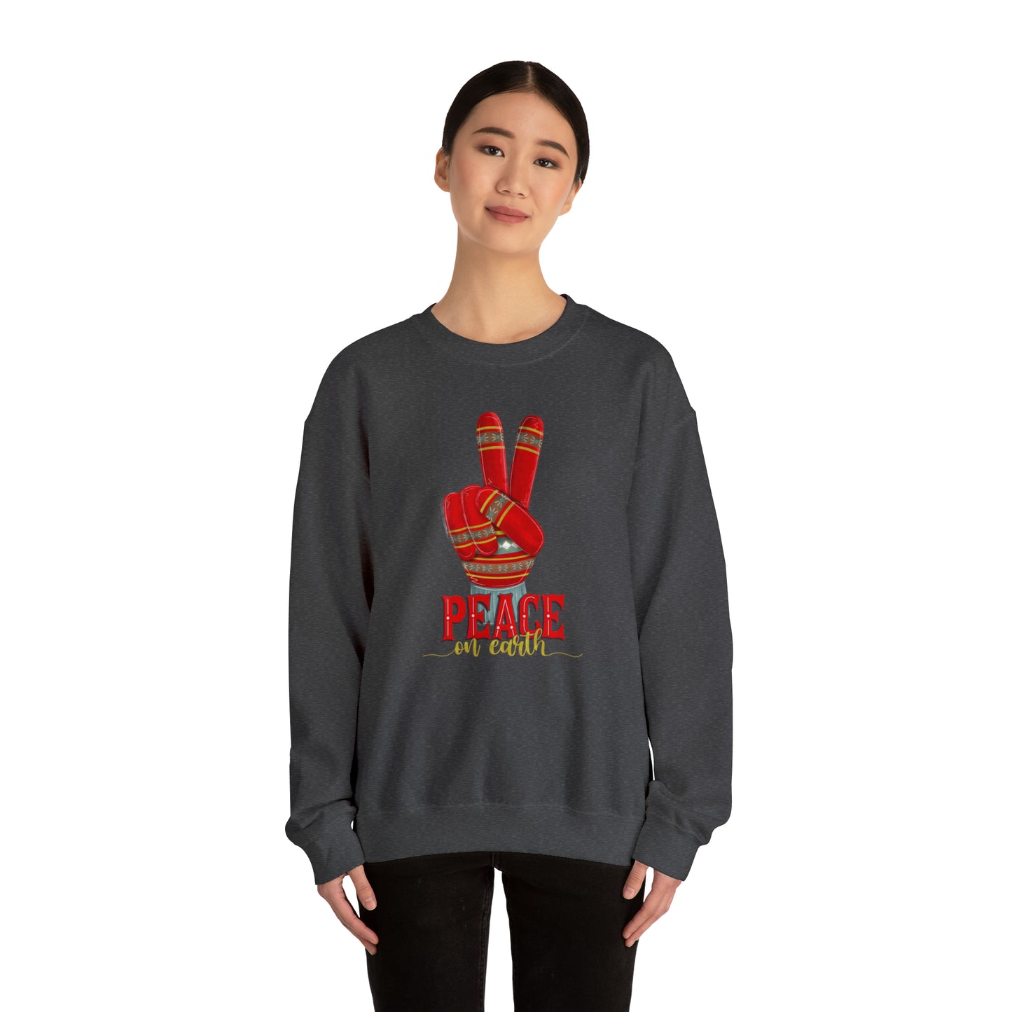 Peace on Earth Heavyweight Crewneck Sweatshirt