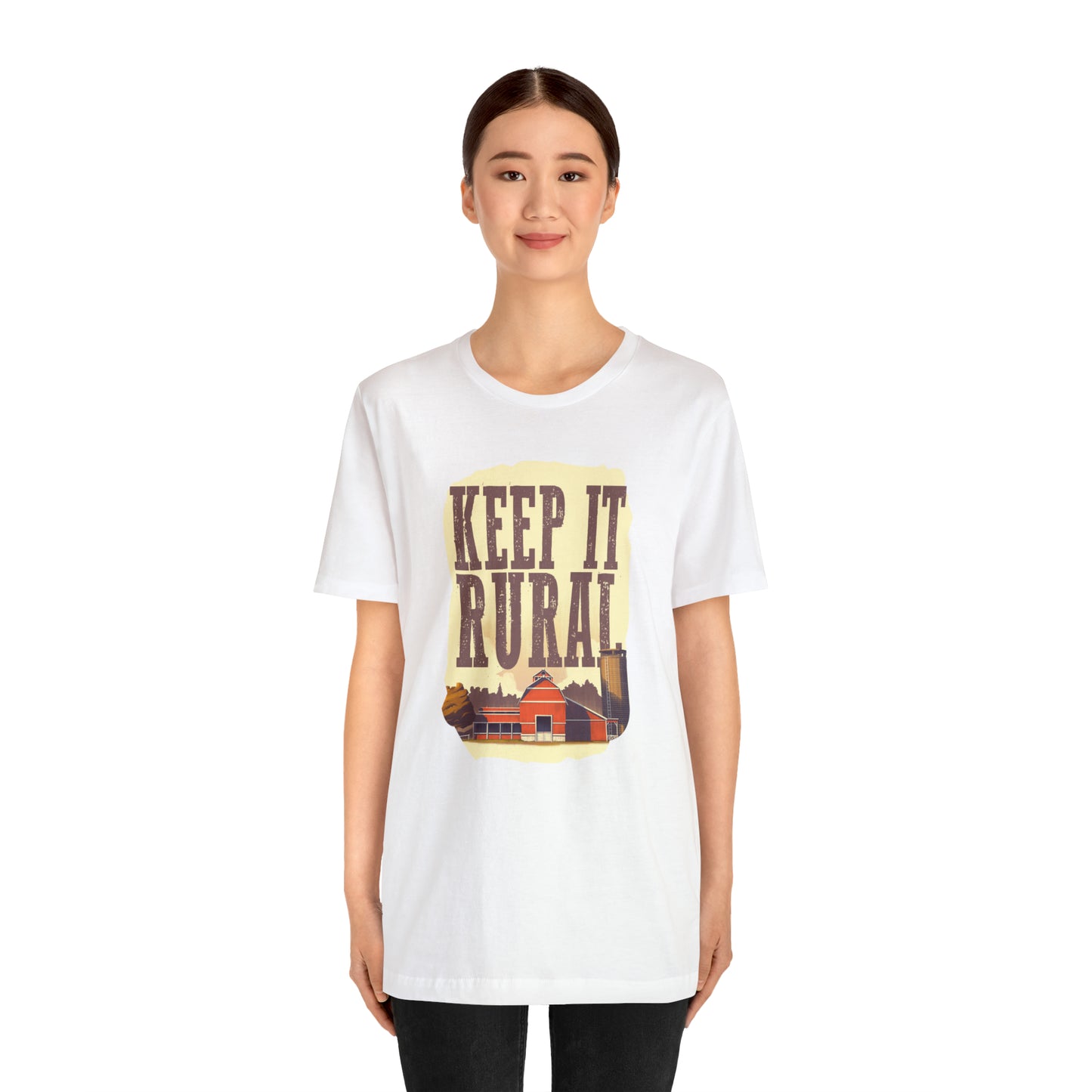 "Keep It Rural" Unisex Jersey Short Sleeve Tee