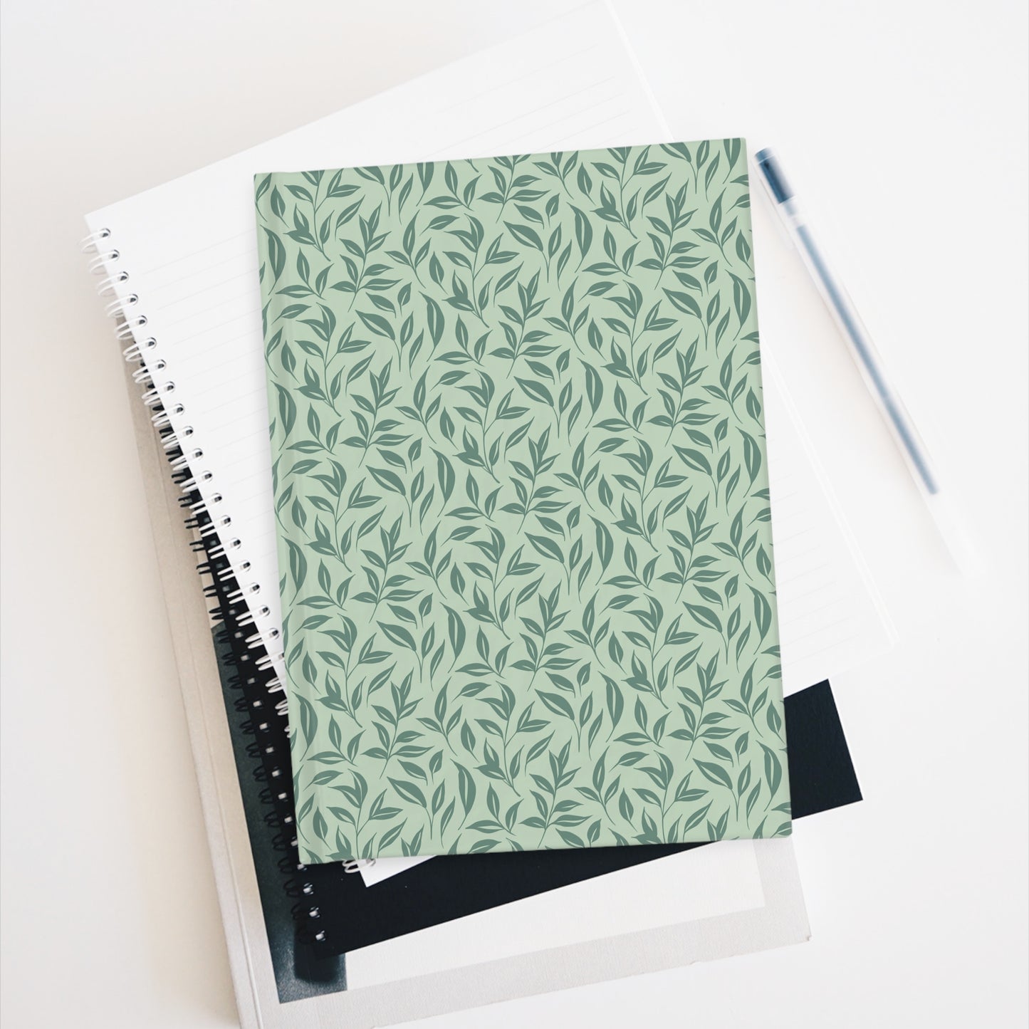 Green Leaves Journal - Blank