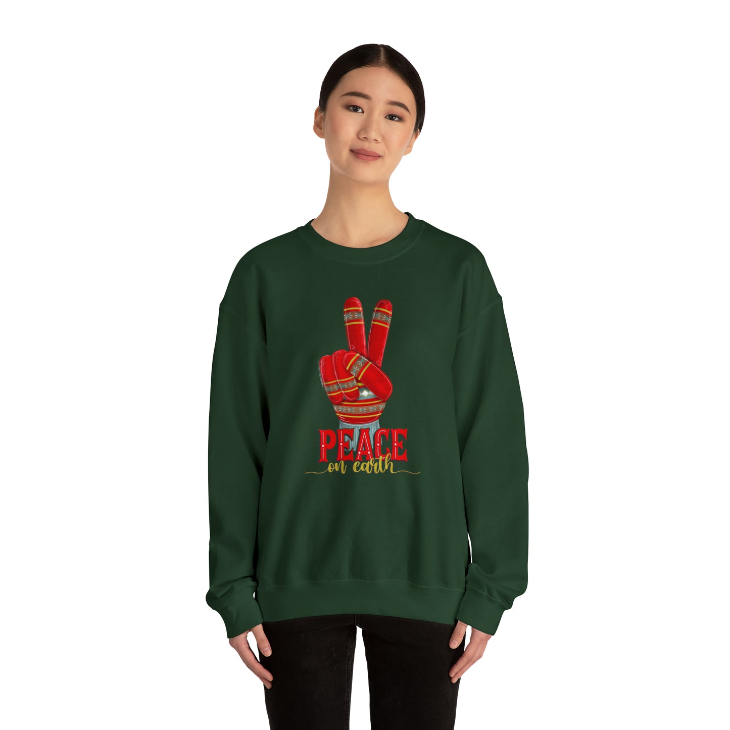 Peace on Earth Heavyweight Crewneck Sweatshirt