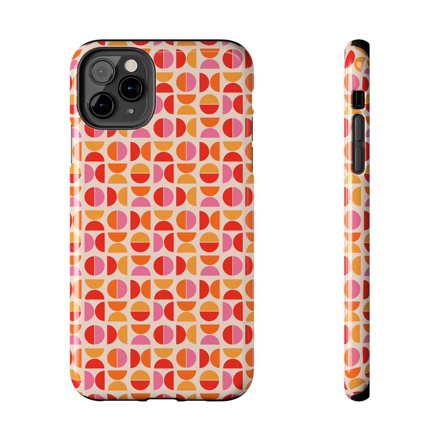 Retro Circle Tough Phone Cases