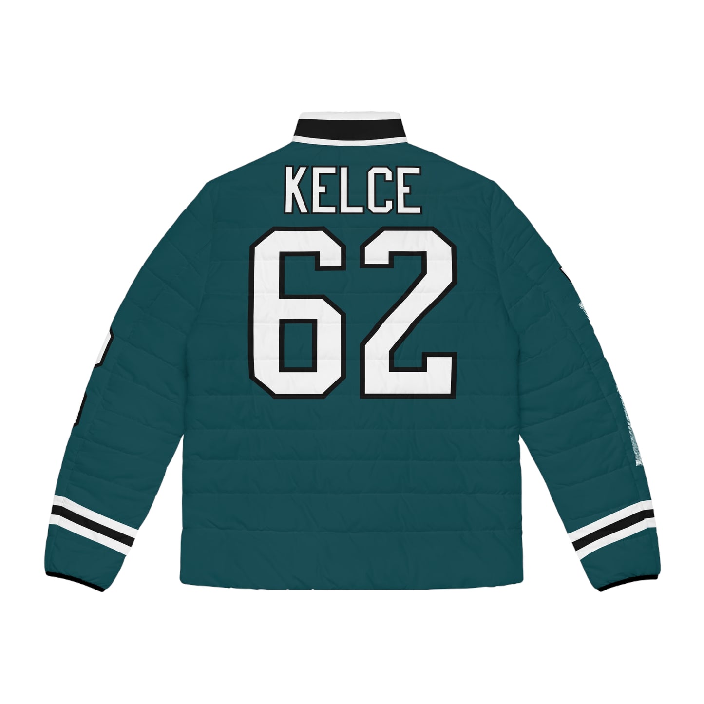 Kelce 62 Custom Game Day Men's Puffer Coat/ Jacket