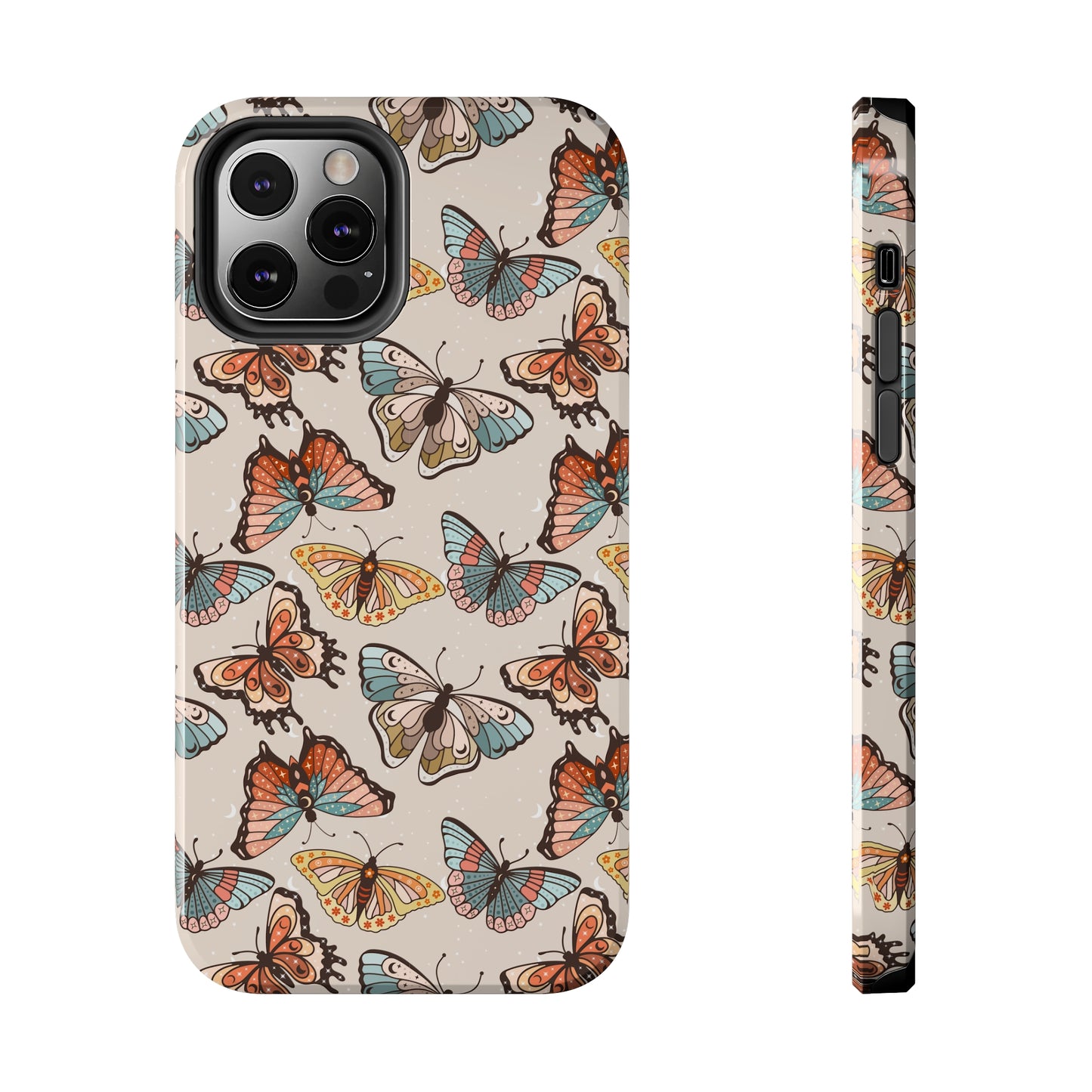 Butterfly Brown Tough Phone Cases