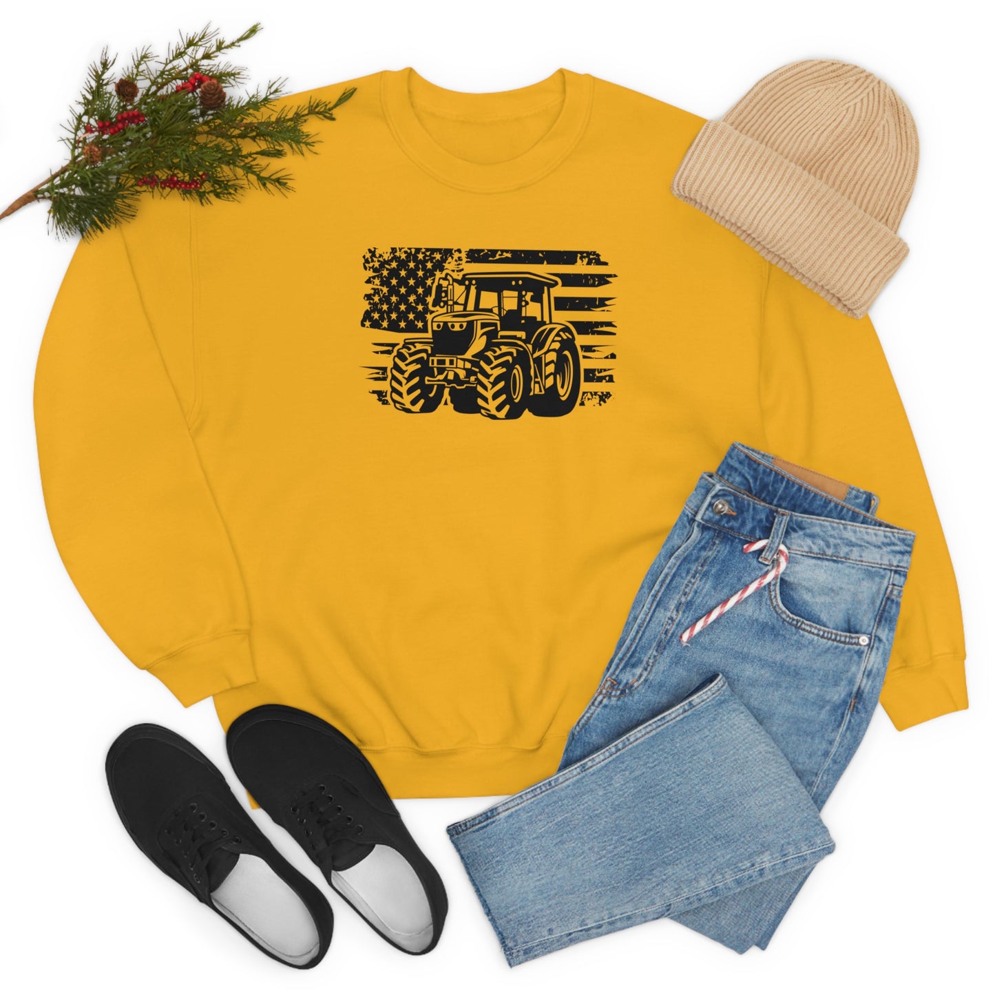 "American Tractor" - Unisex Heavy Blend™ Crewneck Sweatshirt