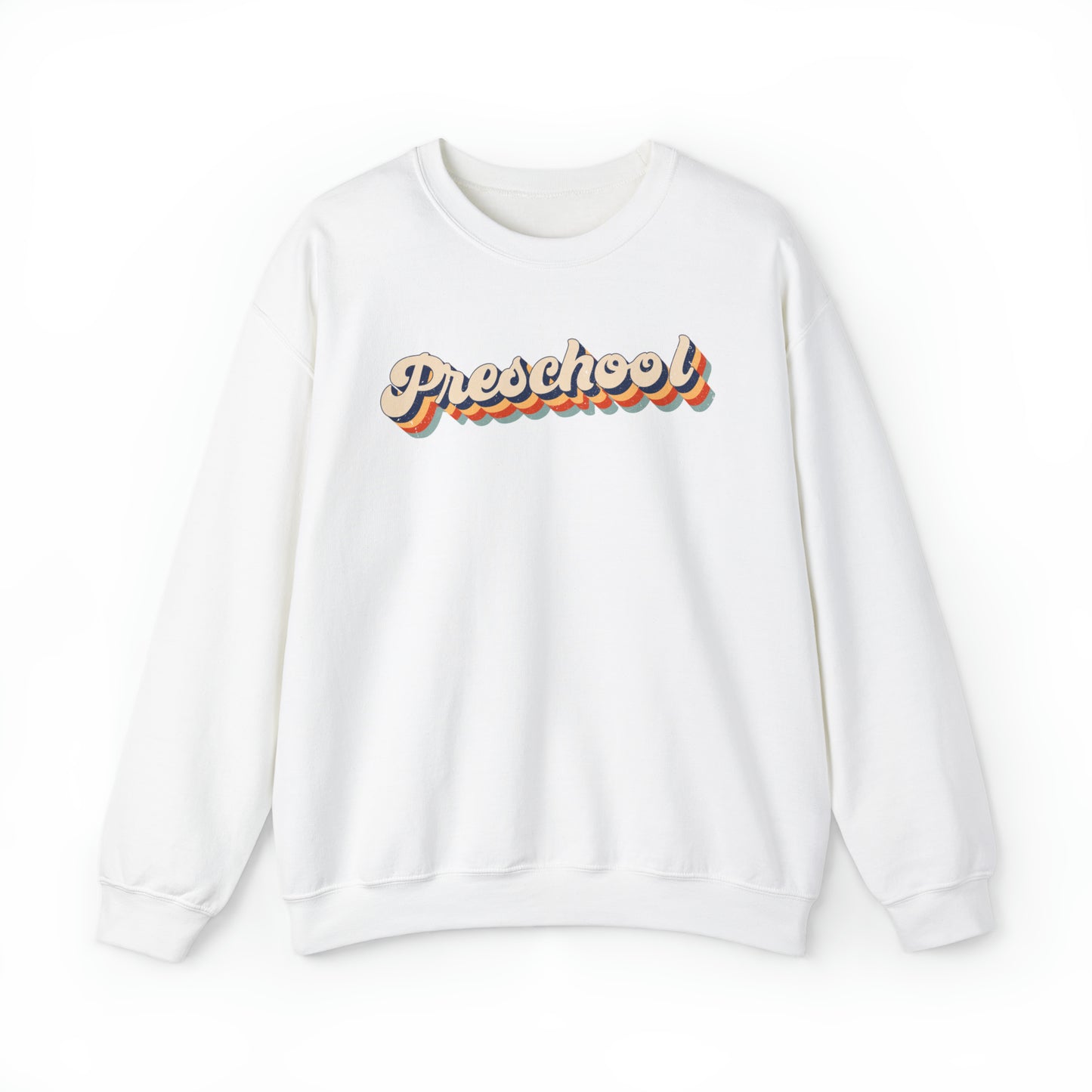 Retro Preschool Unisex Heavy Blend™ Crewneck Sweatshirt