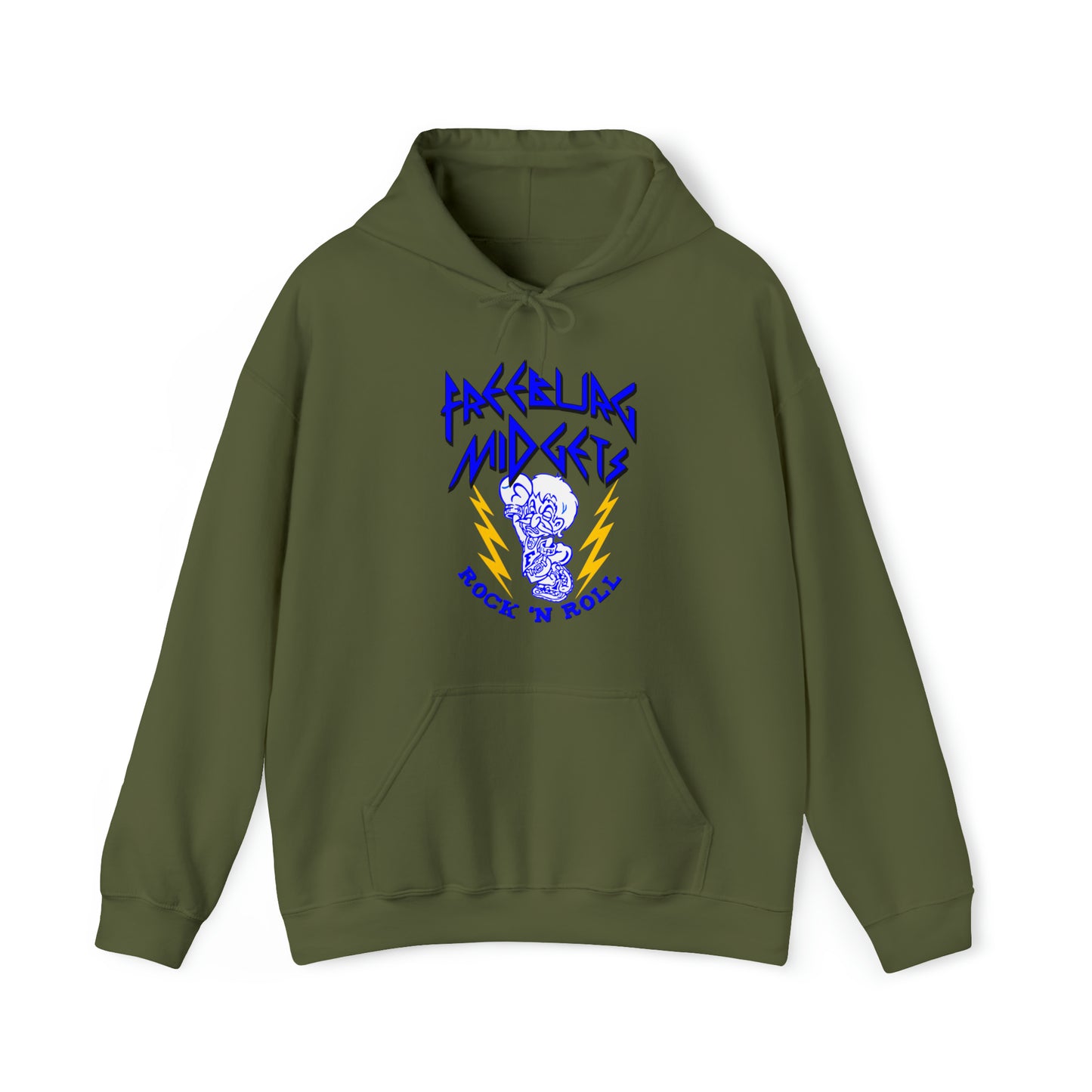 Freeburg Midgets Rock and Roll Hooded Sweatshirt