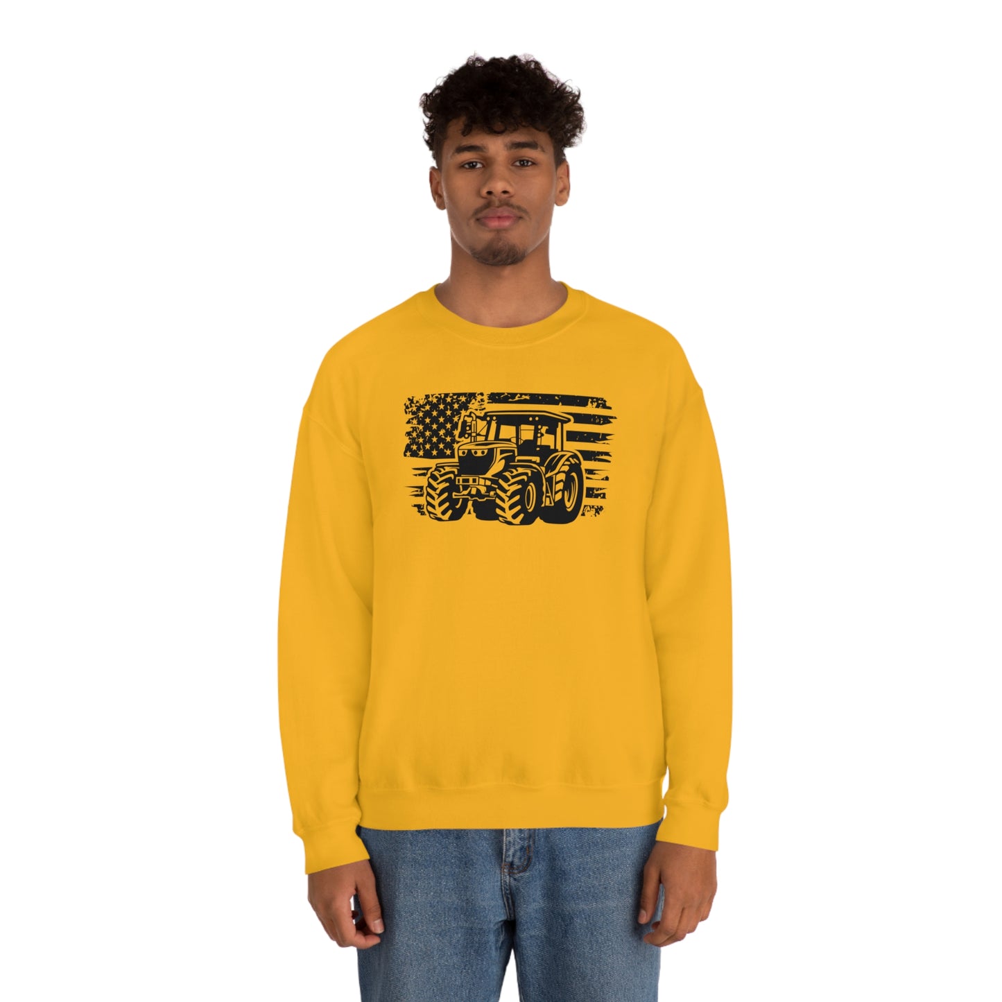 "American Tractor" - Unisex Heavy Blend™ Crewneck Sweatshirt