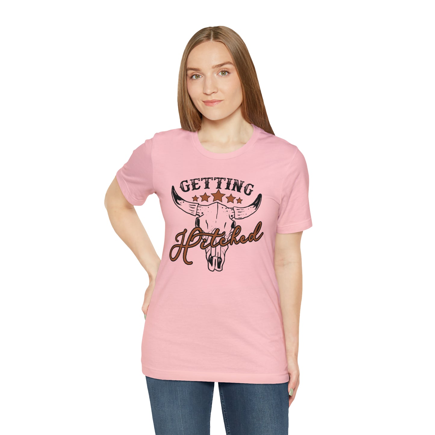 Vintage Getting Hitched Bride T-Shirt