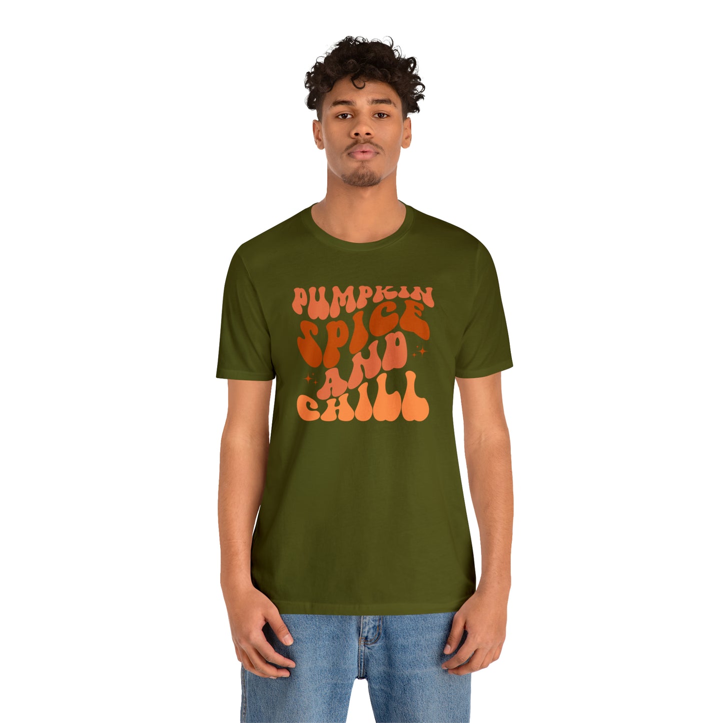 Pumpkin Spice and Chill Teacher T-Shirt