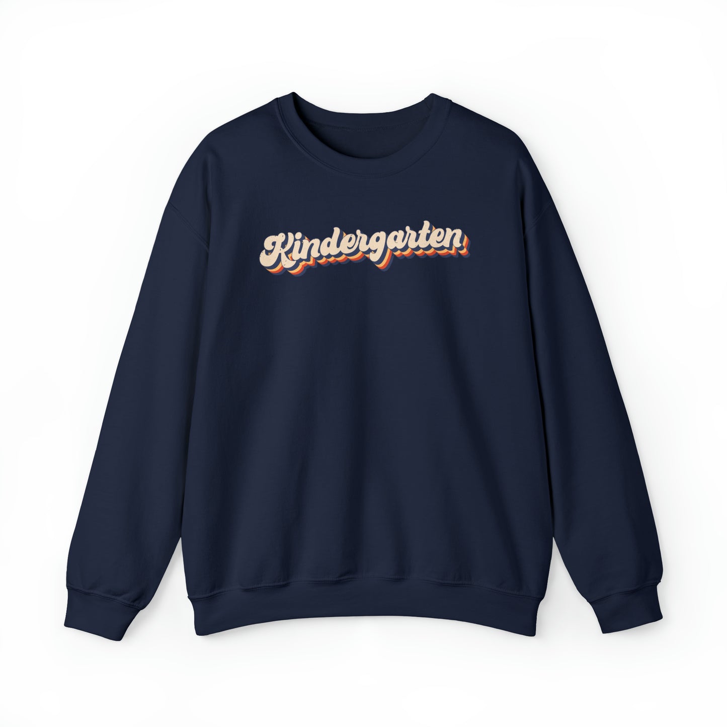 Retro Kindergarten Unisex Heavy Blend™ Crewneck Sweatshirt