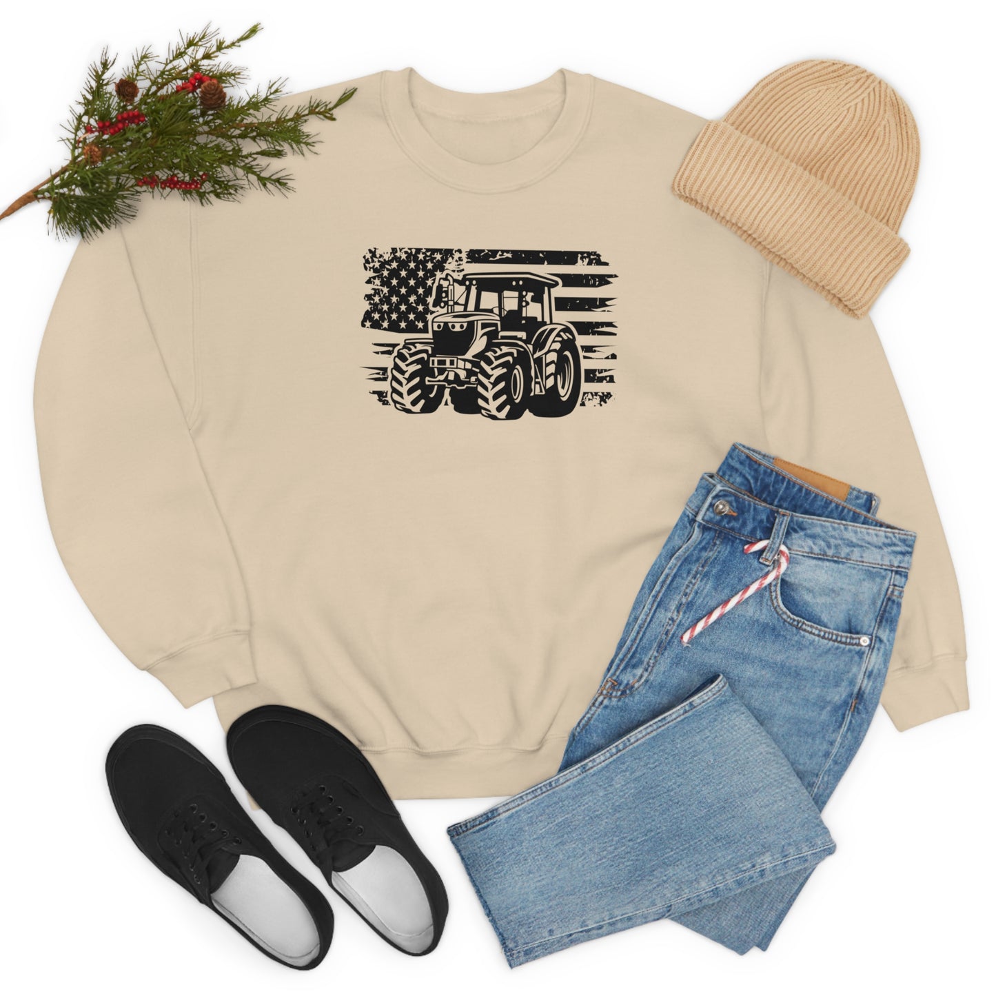 "American Tractor" - Unisex Heavy Blend™ Crewneck Sweatshirt