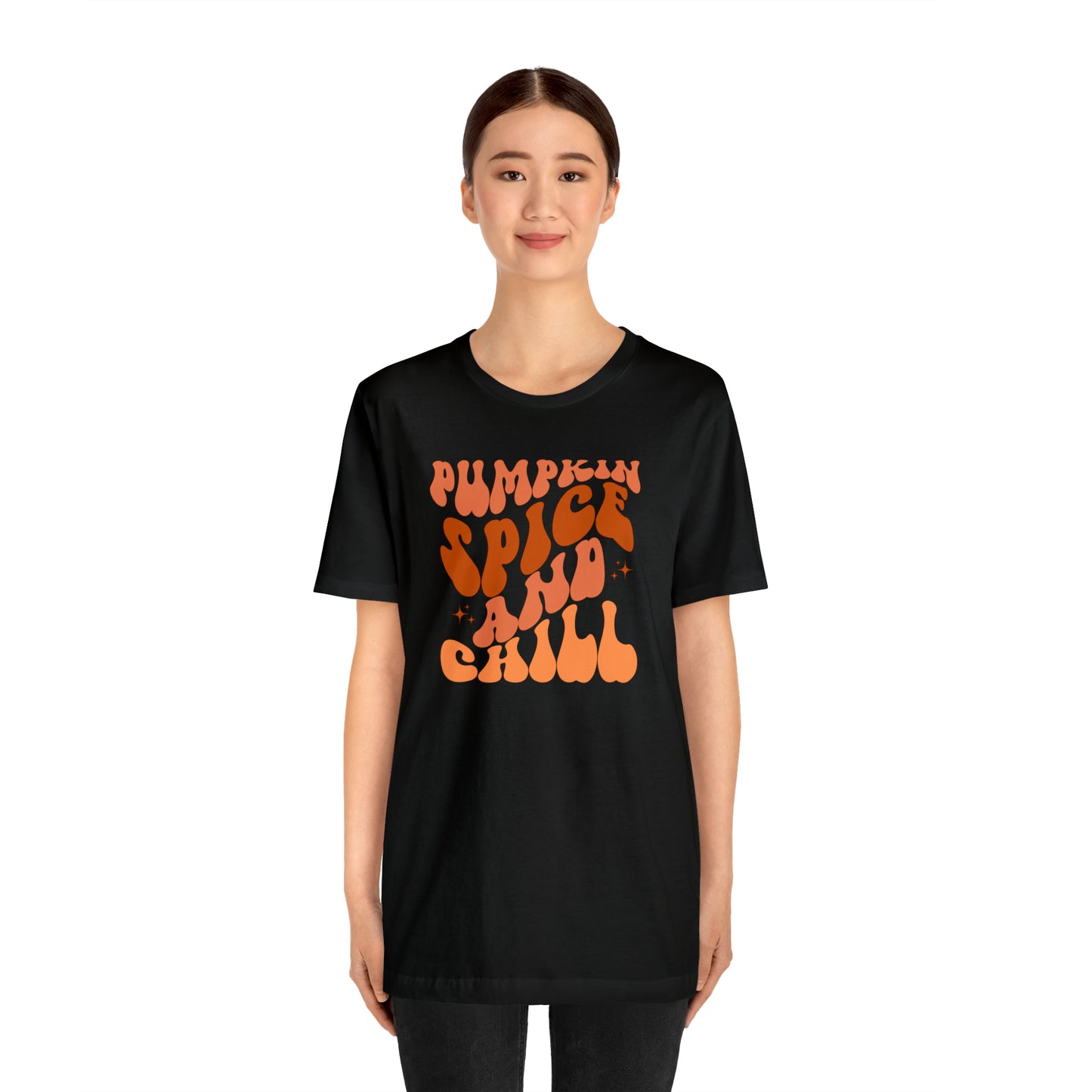 Pumpkin Spice and Chill Teacher T-Shirt