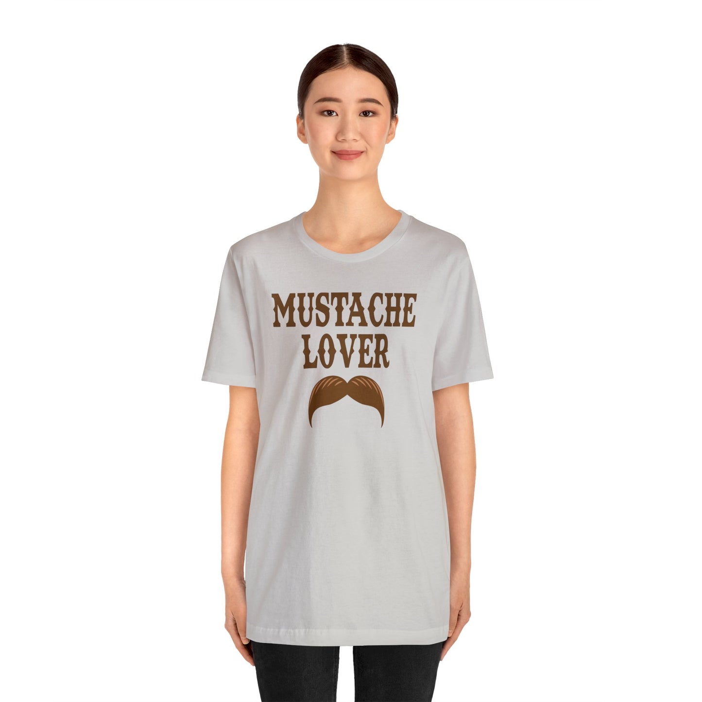 Mustache Lover Bella Jersey Short Sleeve Tee (Unisex)