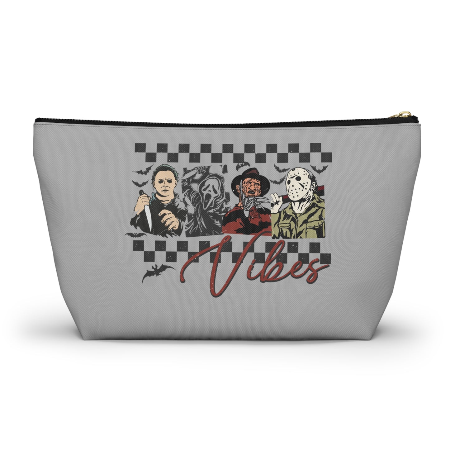 Halloween Horror Movie Vibes Accessory Pouch w T-bottom