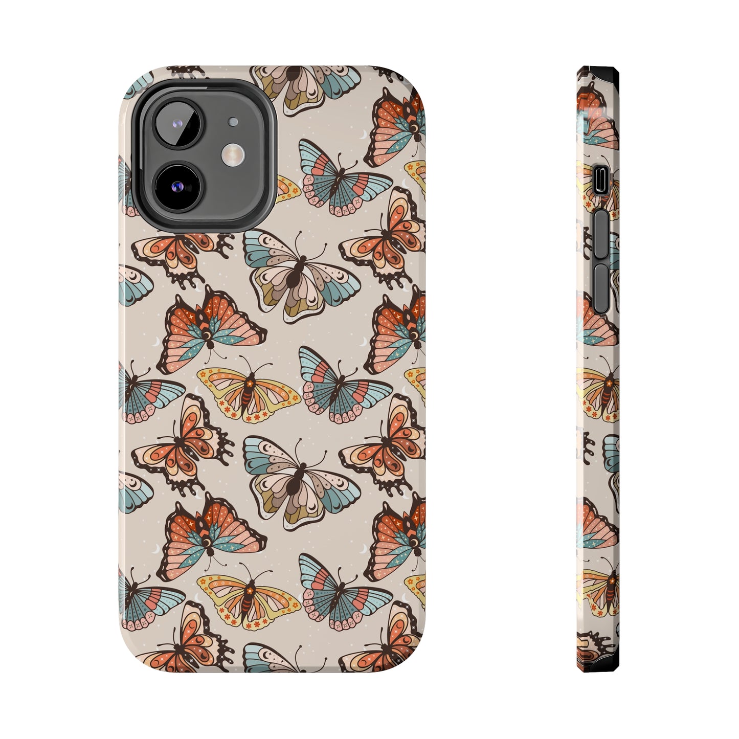 Butterfly Brown Tough Phone Cases