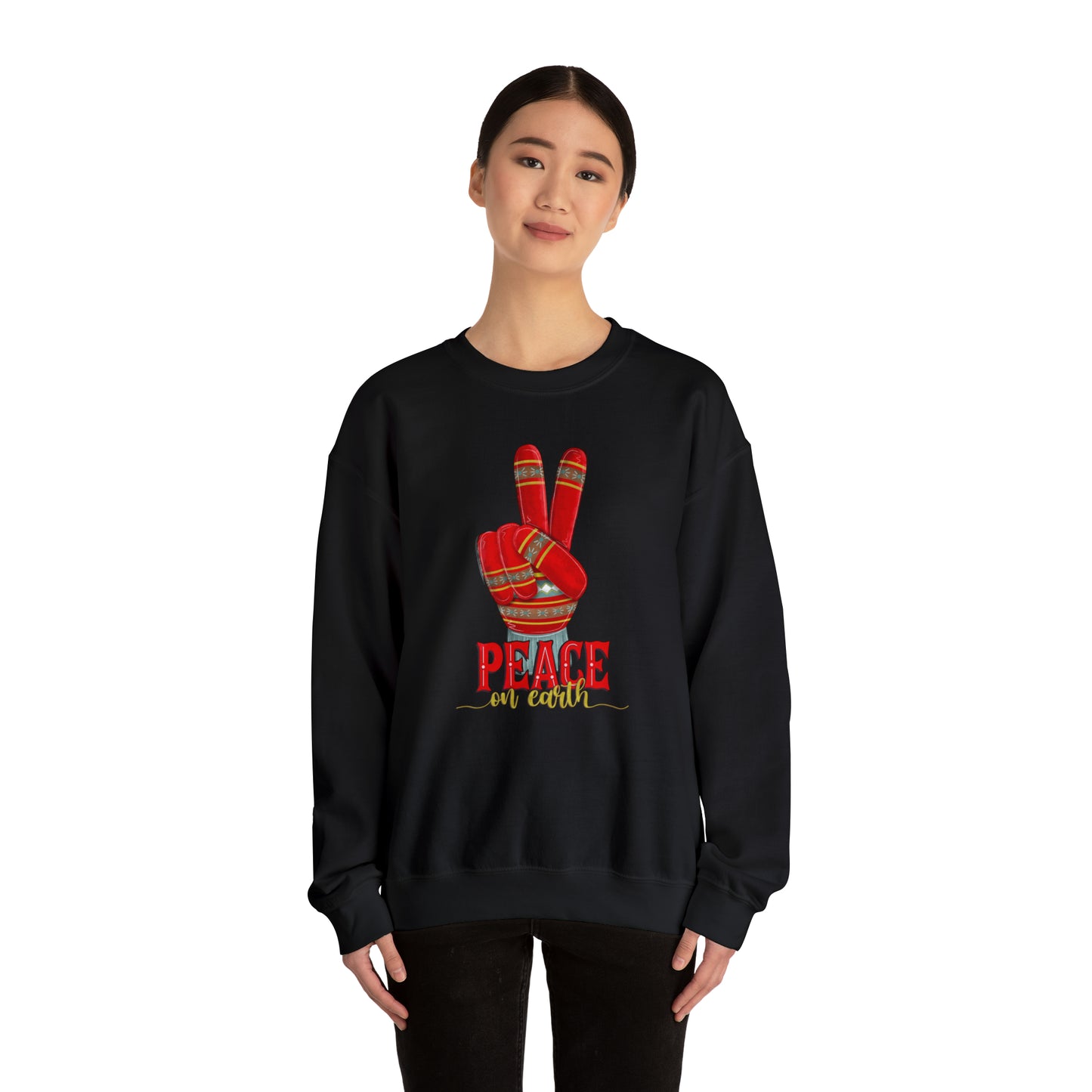 Peace on Earth Heavyweight Crewneck Sweatshirt